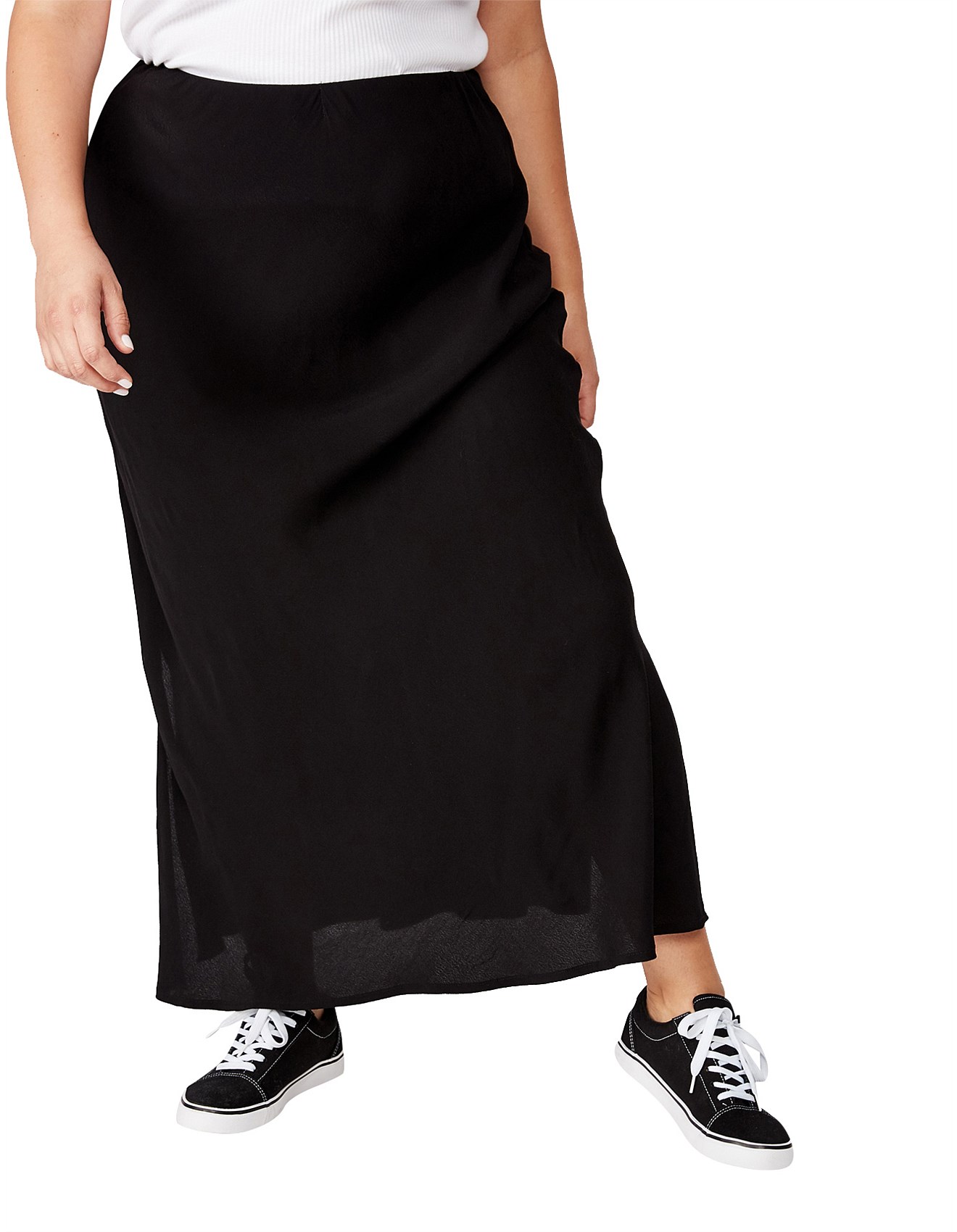 90s slip skirt cotton on sale