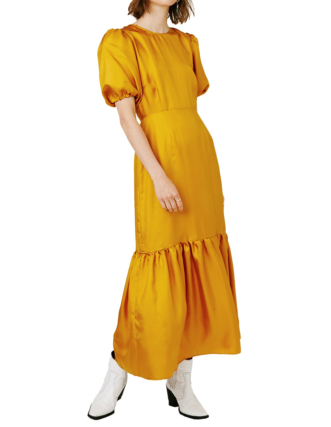 David jones cheap yellow dress