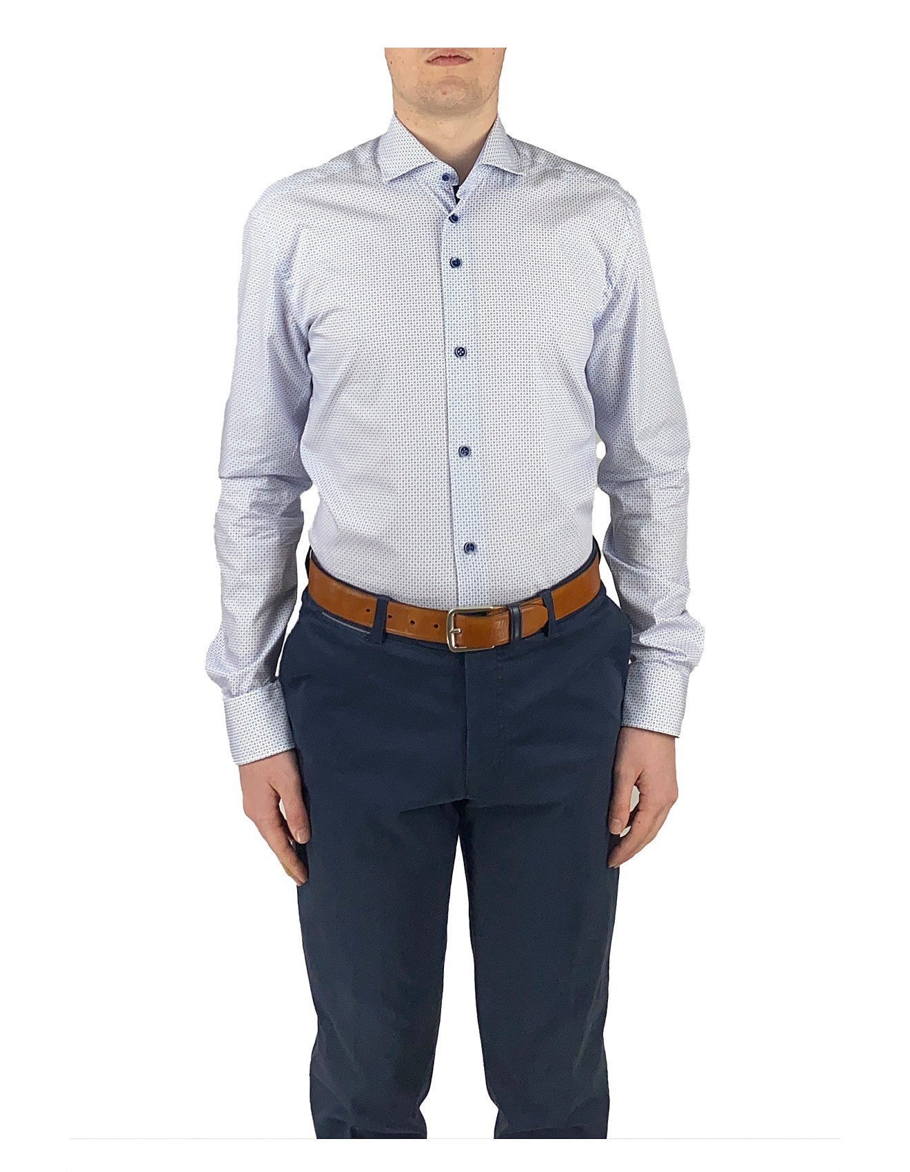 david jones men's business shirts