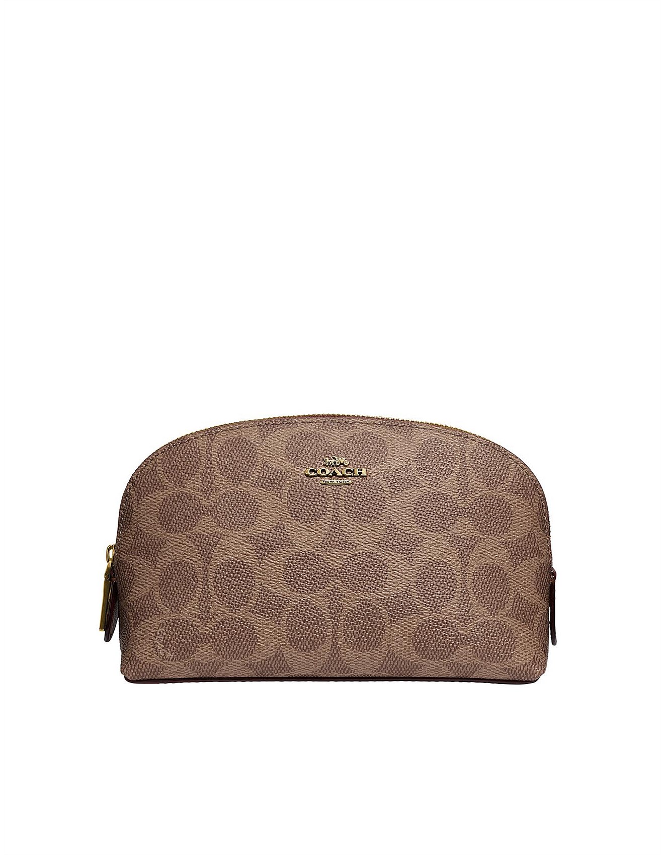 Coach | Footwear & Accessories | David Jones - COSMETIC CASE 17 IN  SIGNATURE CANVAS