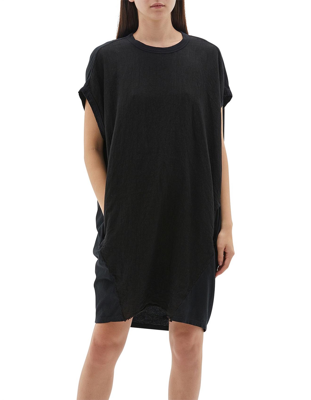 bassike circle jersey dress