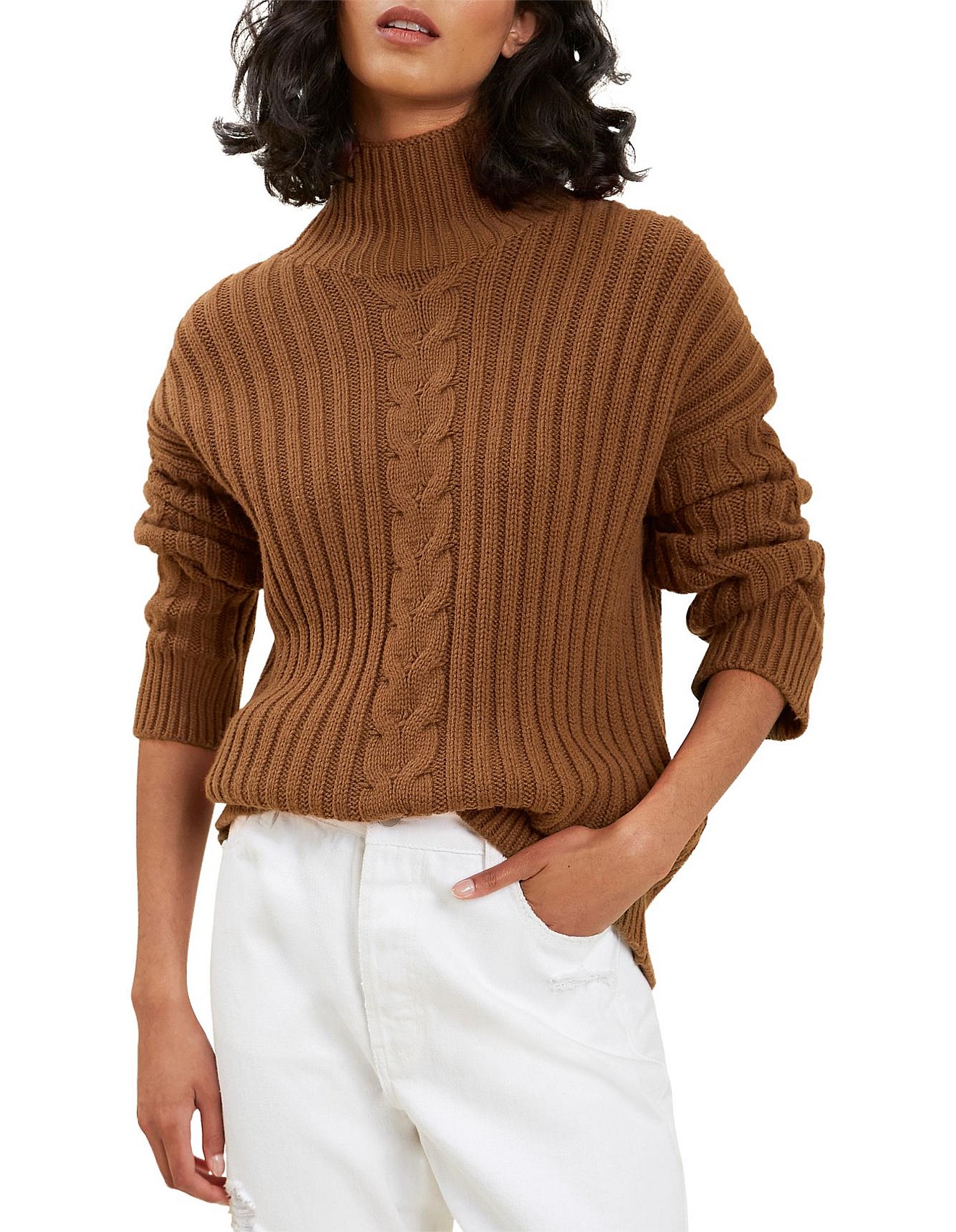 women's knitwear roll neck