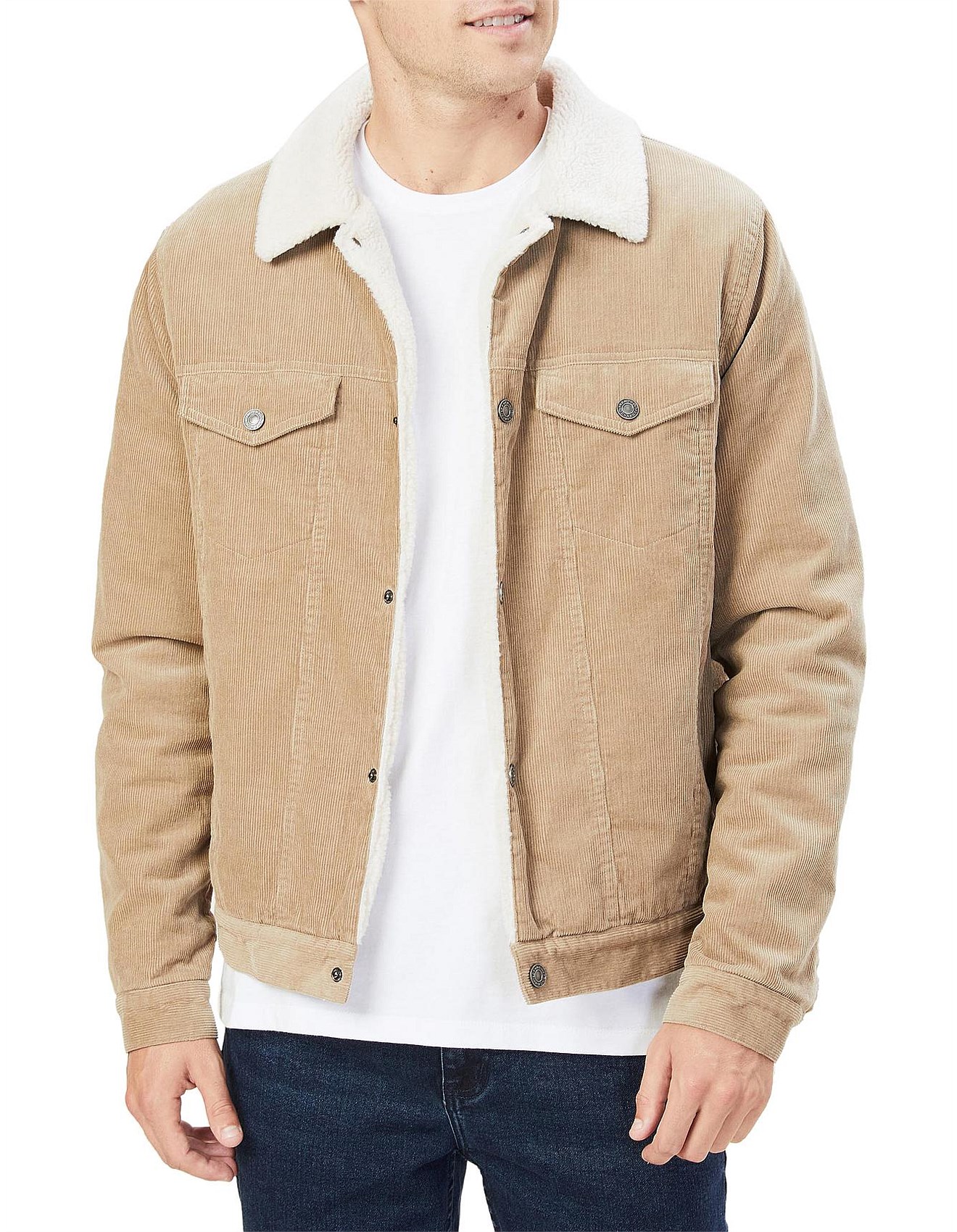 david jones sherpa jacket