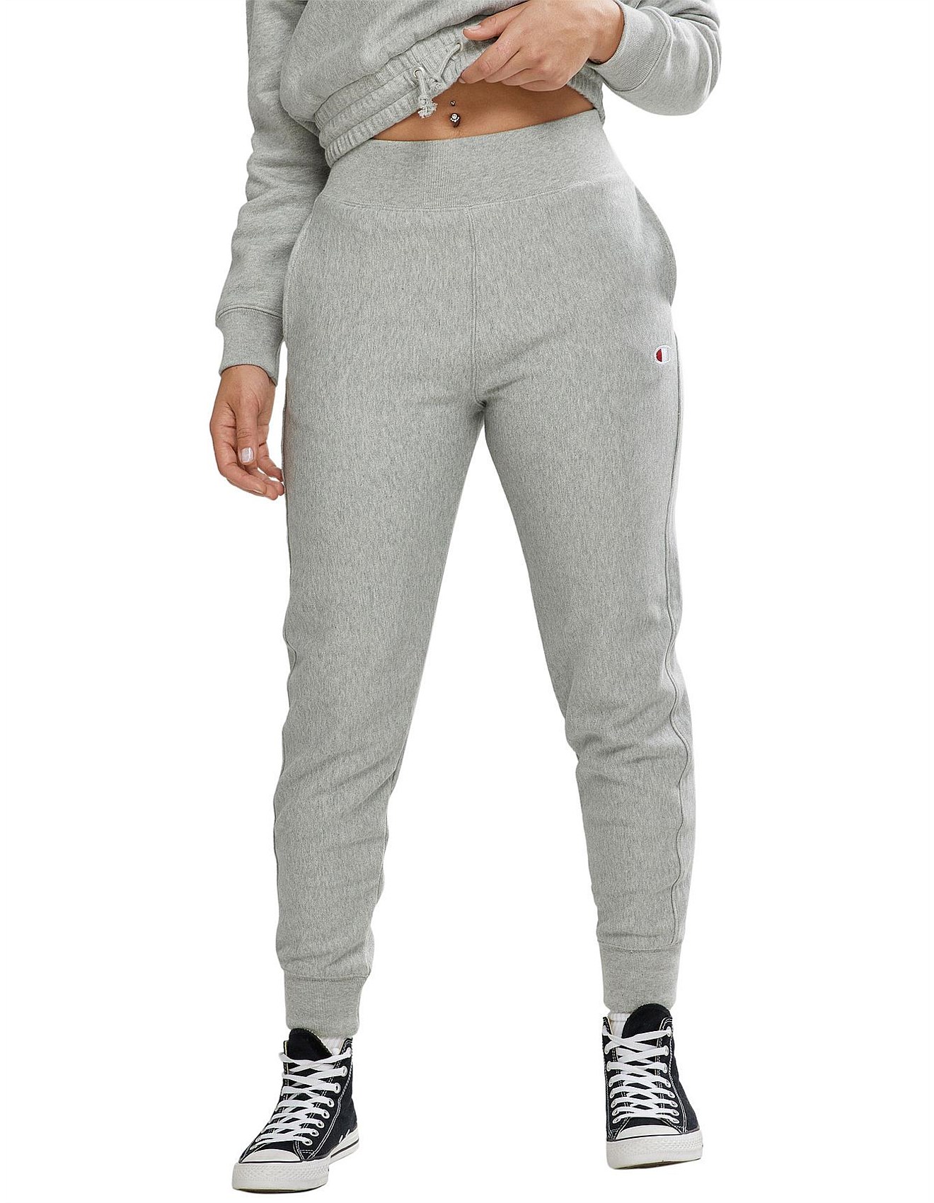 grey champion sweatpants reverse weave