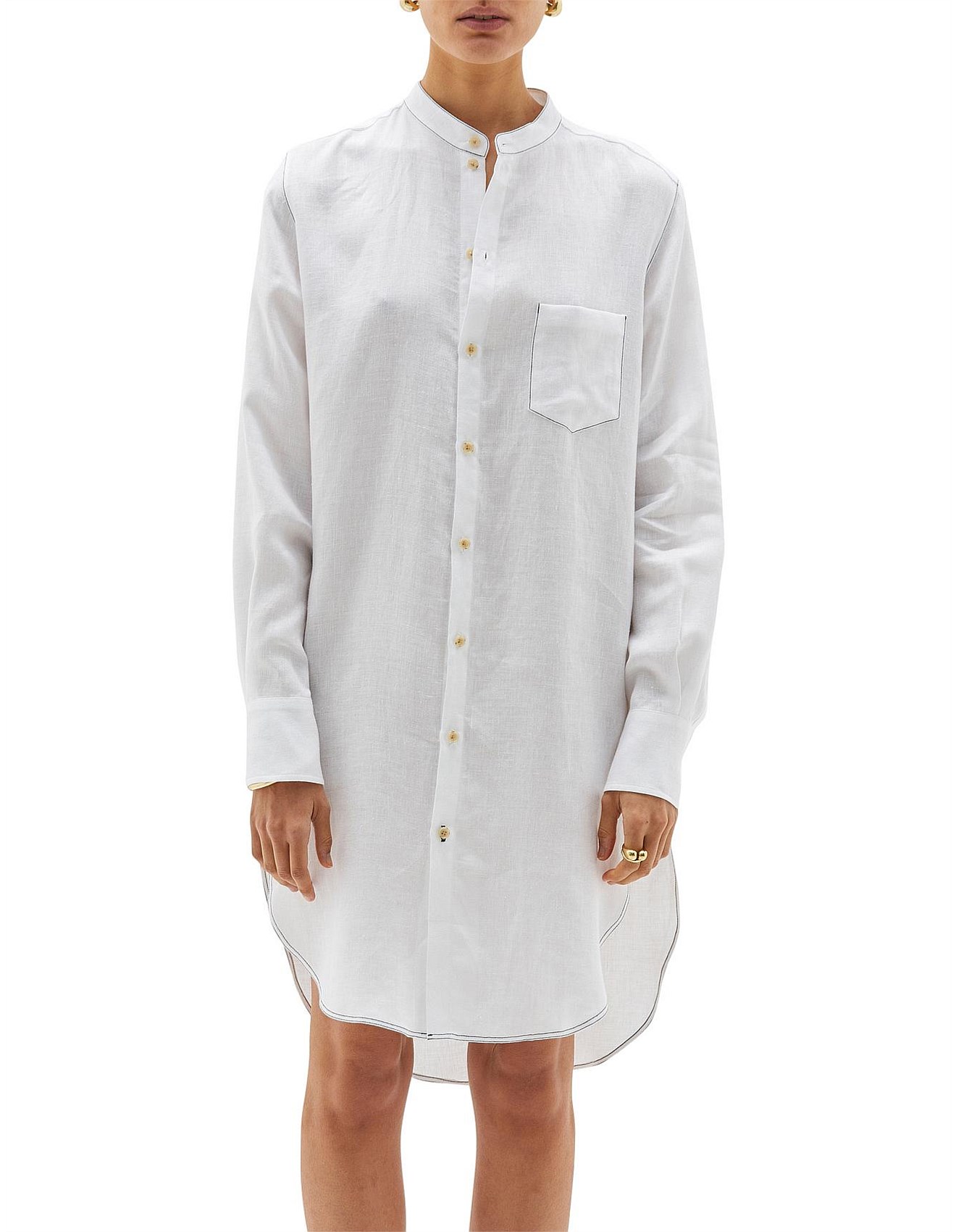 male white button up