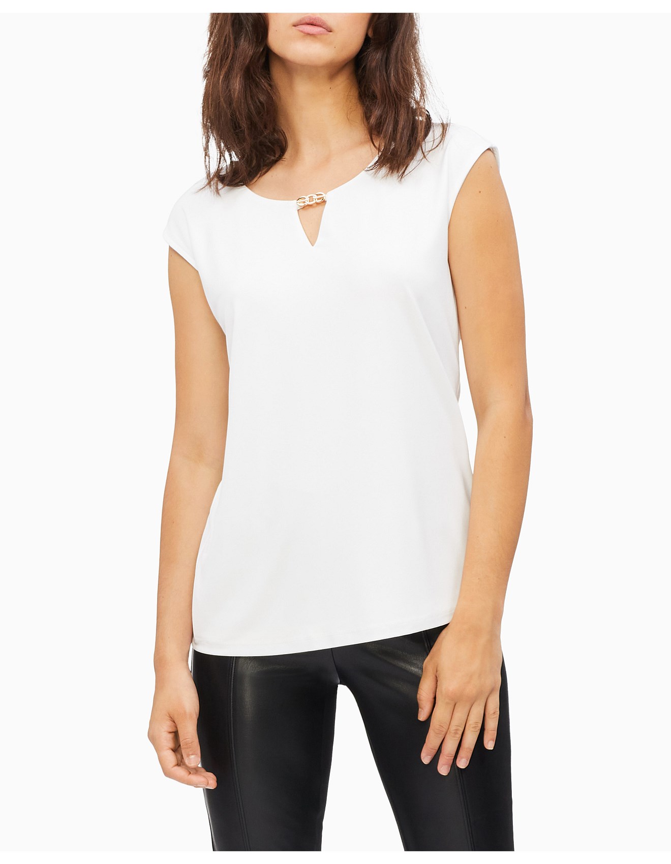 ck sleeveless top