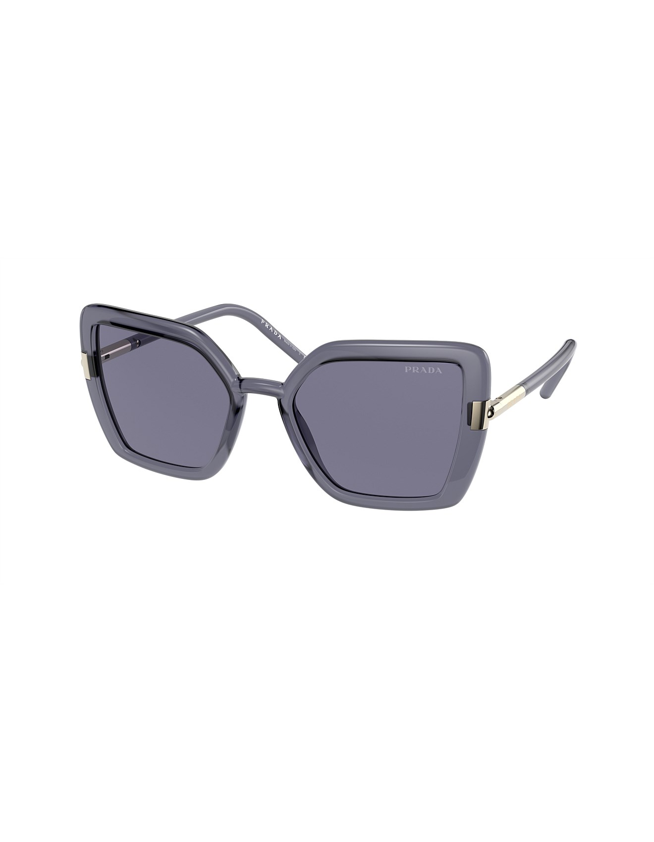 Prada Crystal Bluette Butterfly Propionate Sunglasses | David Jones