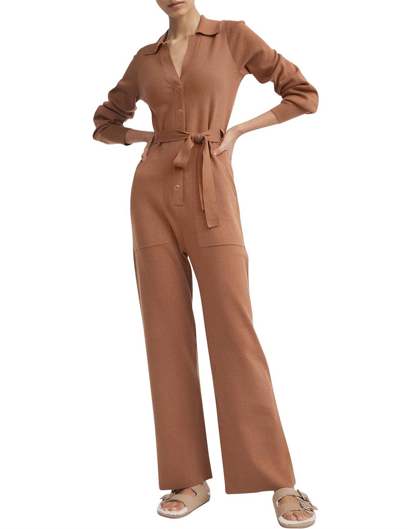 knit lounge jumpsuit