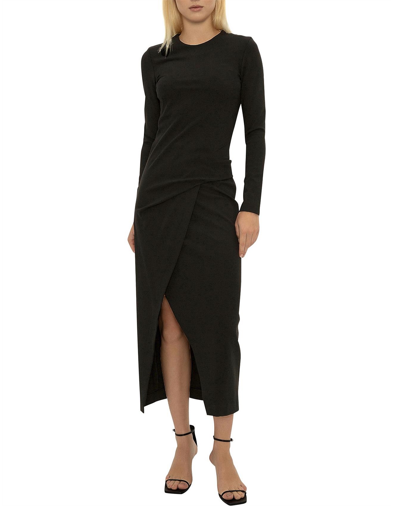 david jones black dress