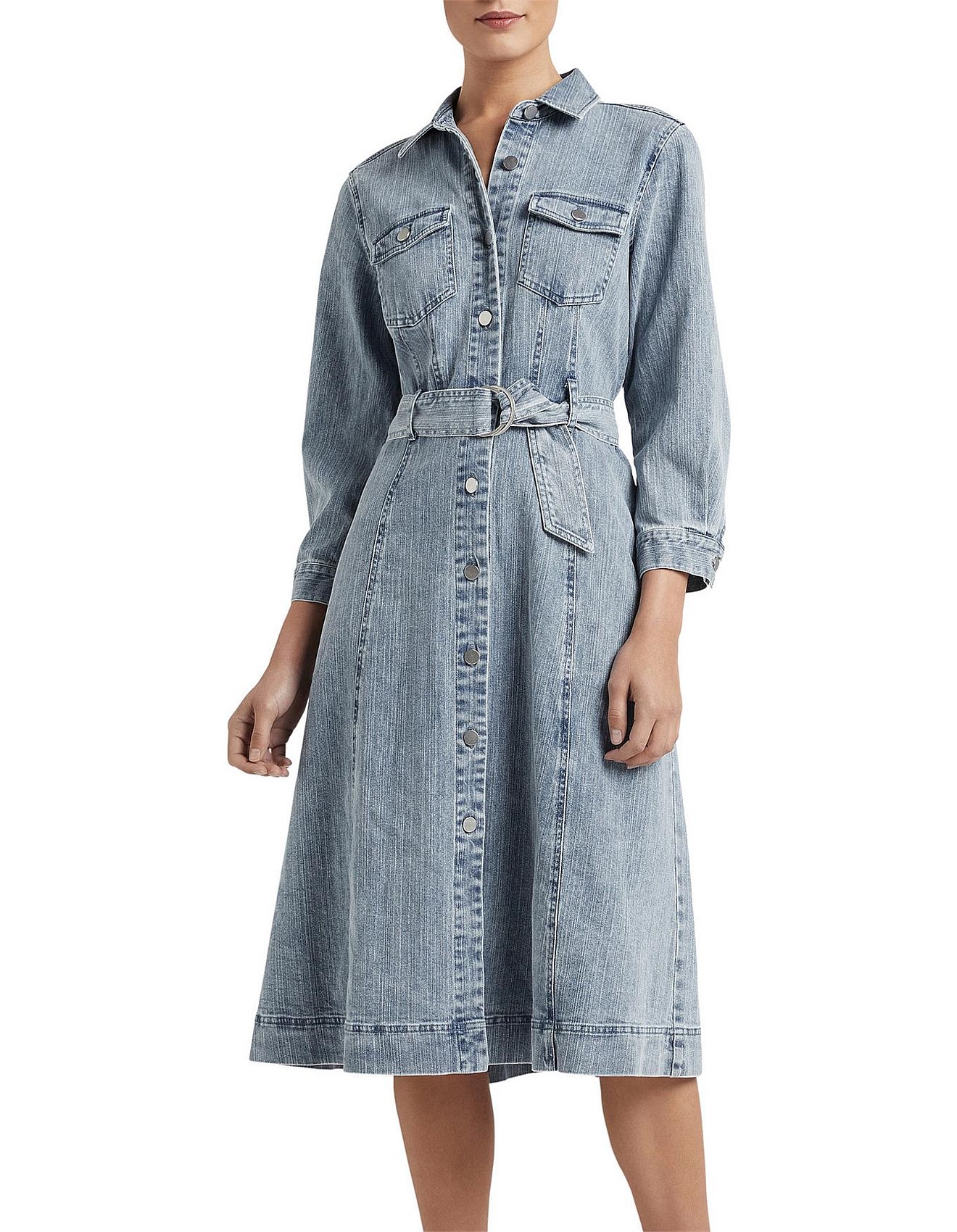 fcuk denim dress