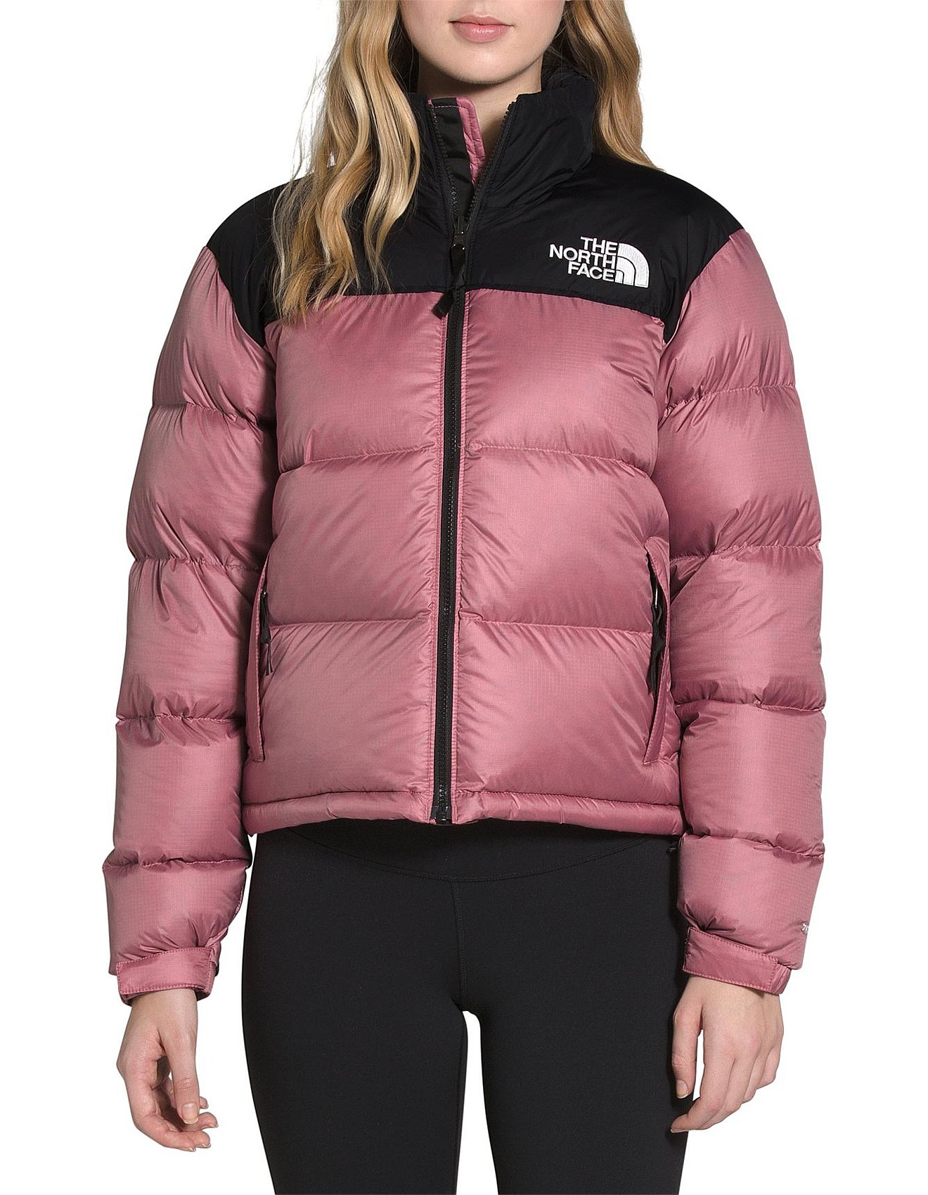 north face nuptse mesa rose