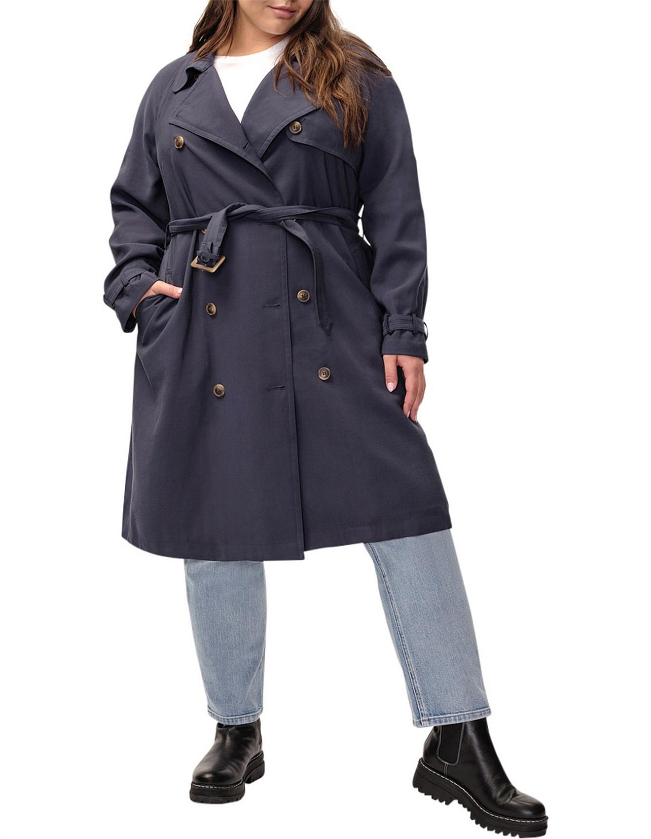 aritzia tabloid trench