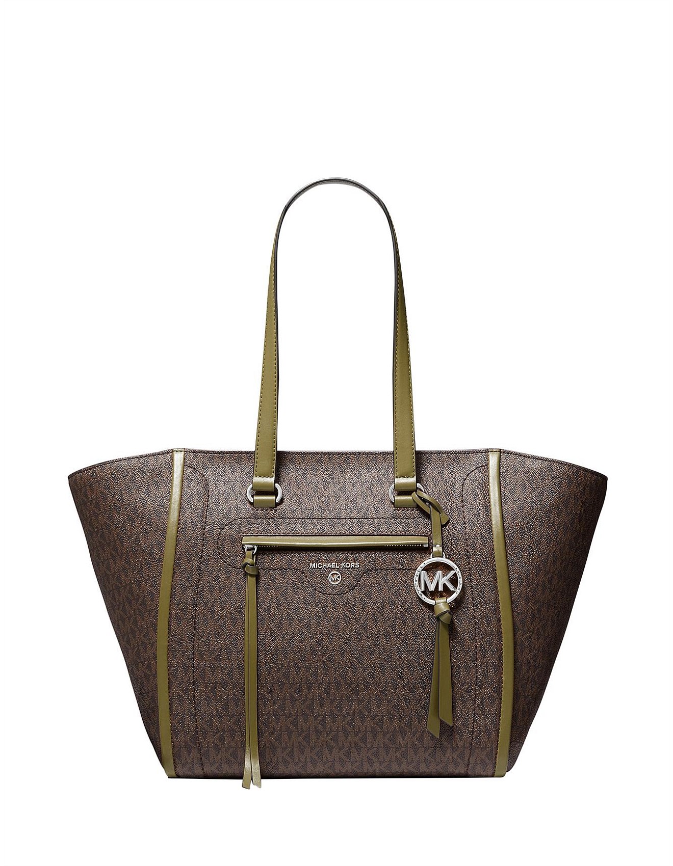 carine medium logo tote bag