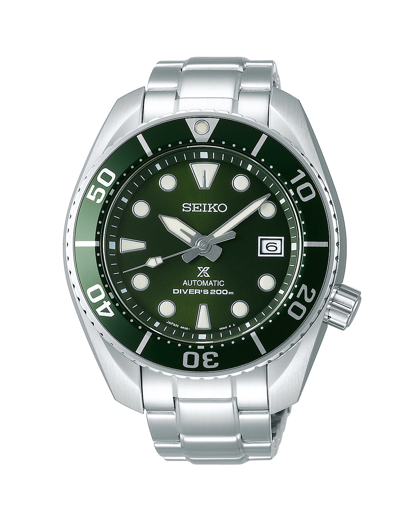 Seiko Spb103j Prospex sumo Green Dial Watch David Jones