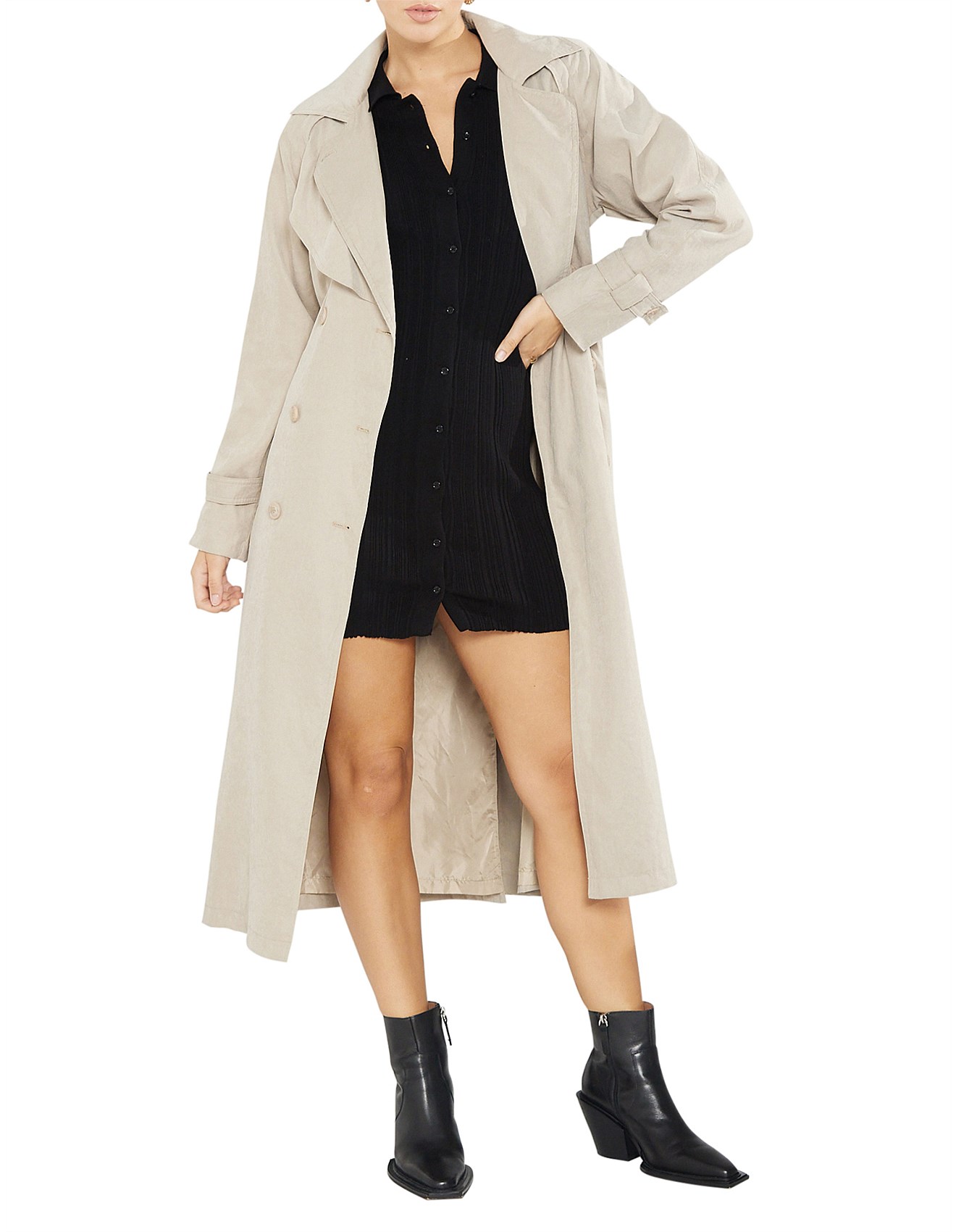 bomber trench coat