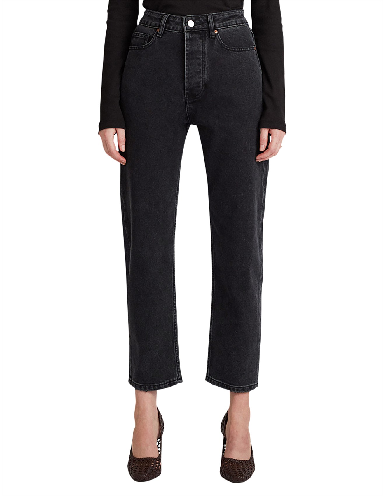 david jones black jeans