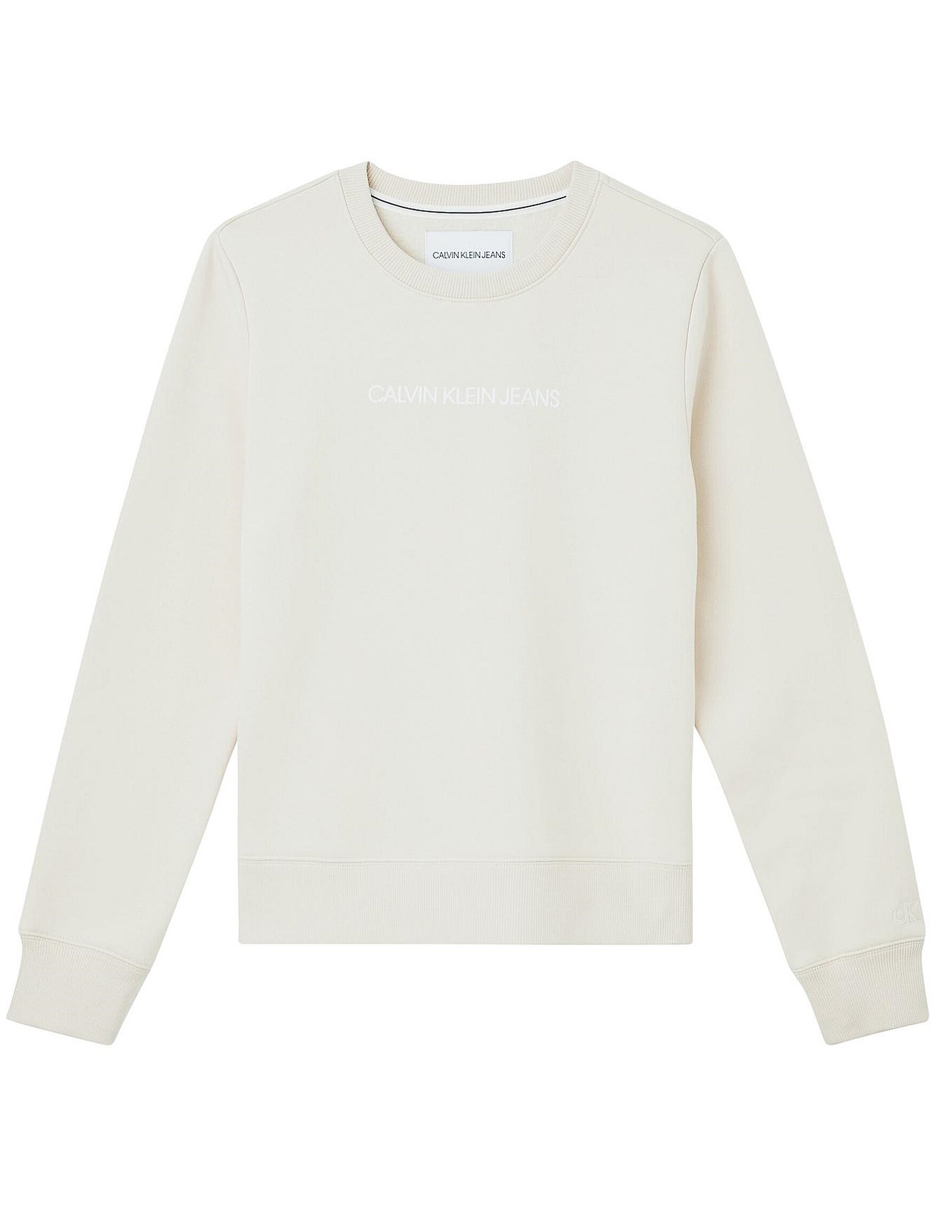 shrunken institutional crew neck