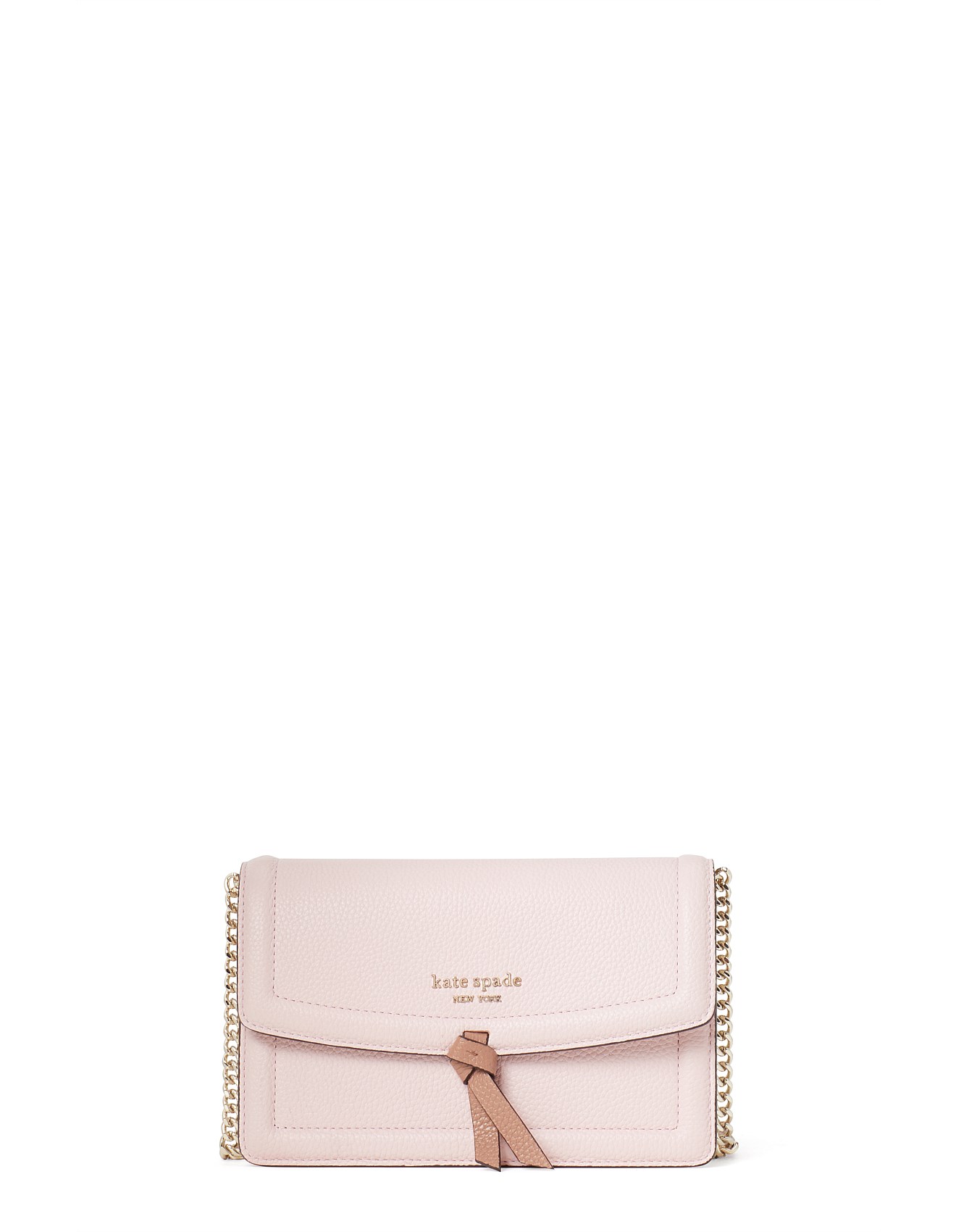 Kate Spade: Women's Bags & Accessories | David Jones - Knott Pink Crossbody  Saddle Bag