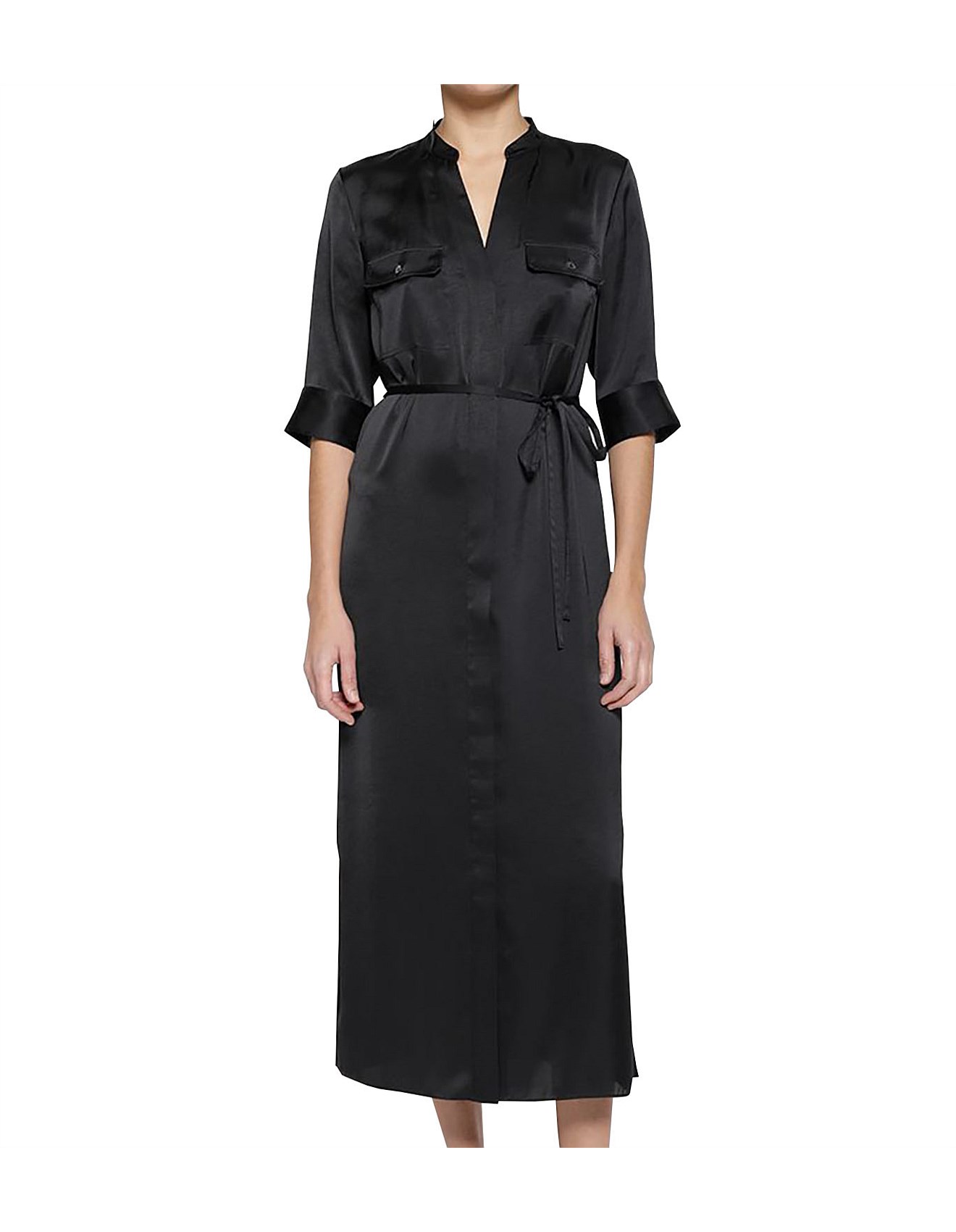 maxi shirtdress