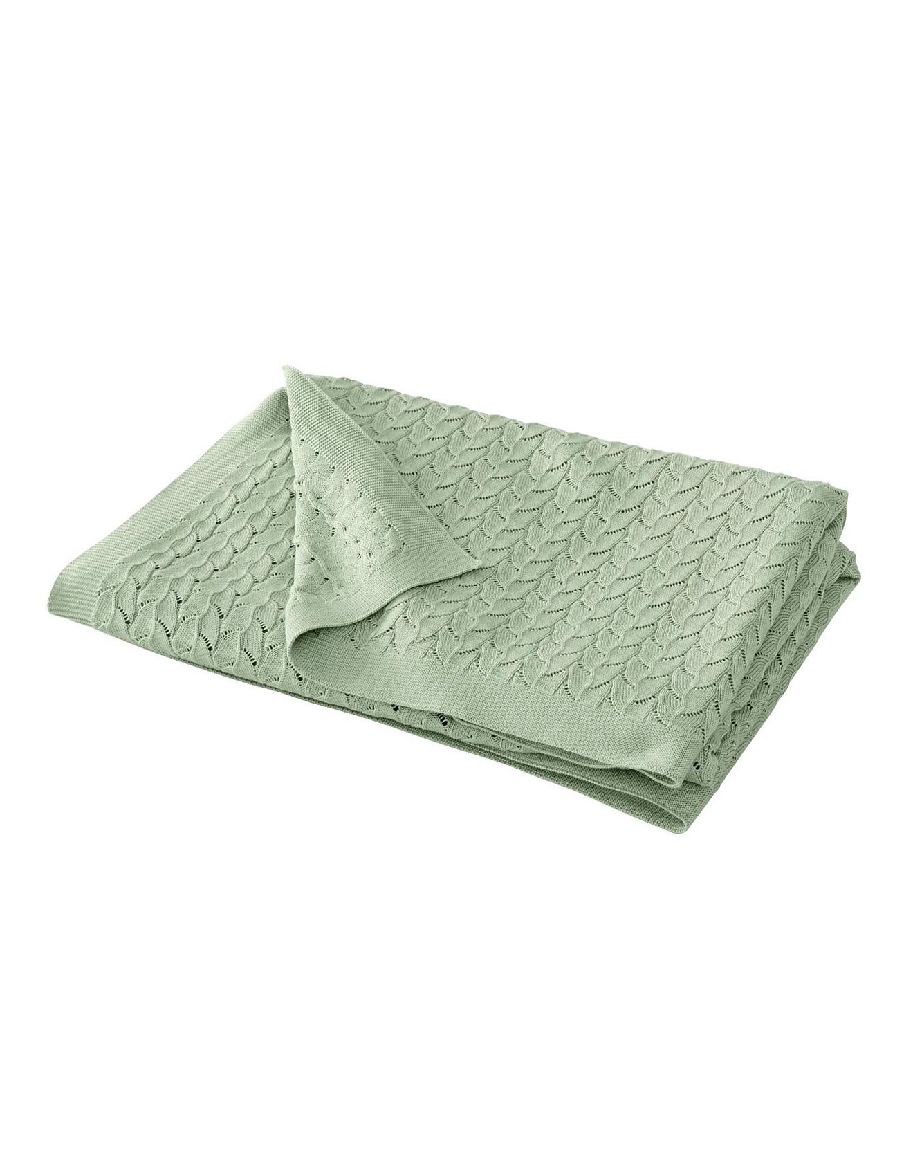 green pram blanket