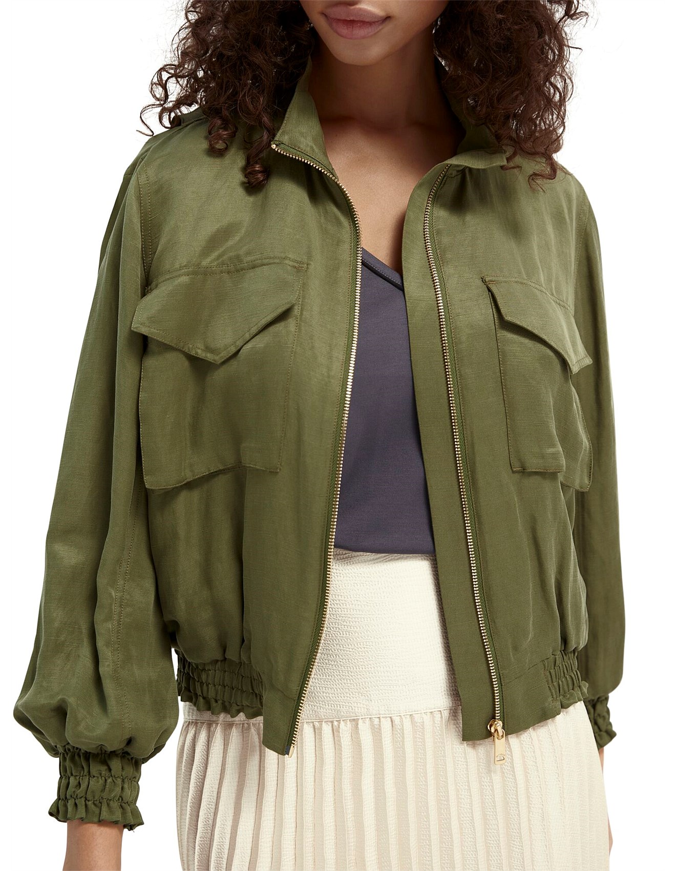 scotch and soda army jacket