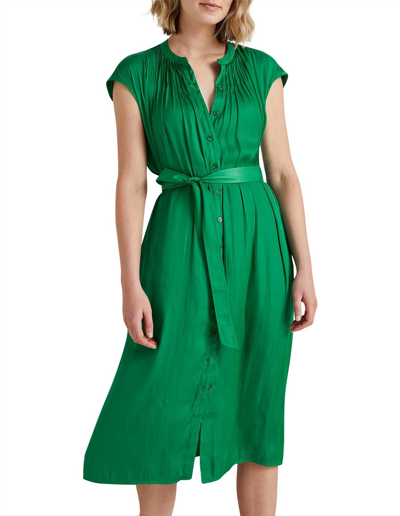 trenery green dress