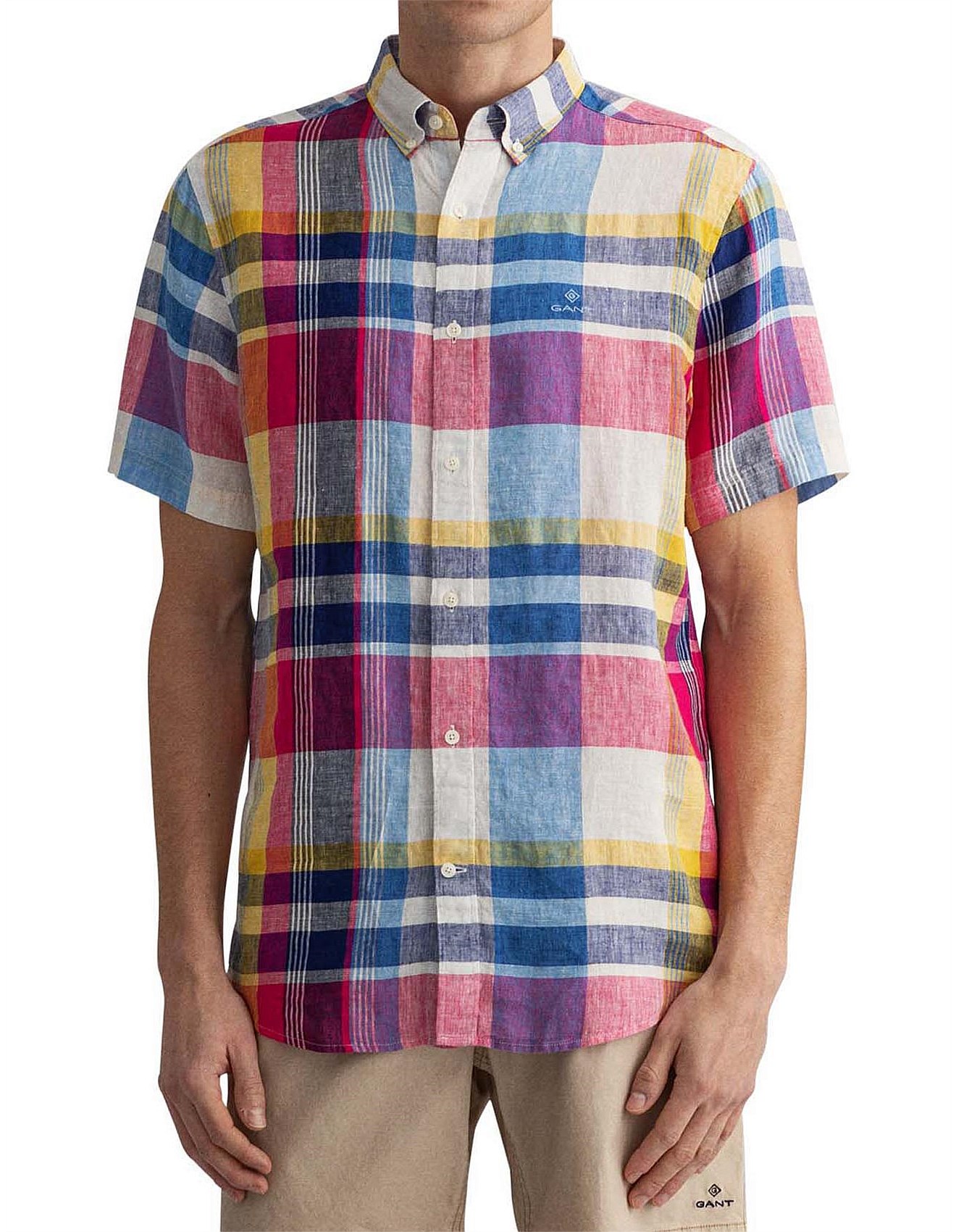 madras polo shirt