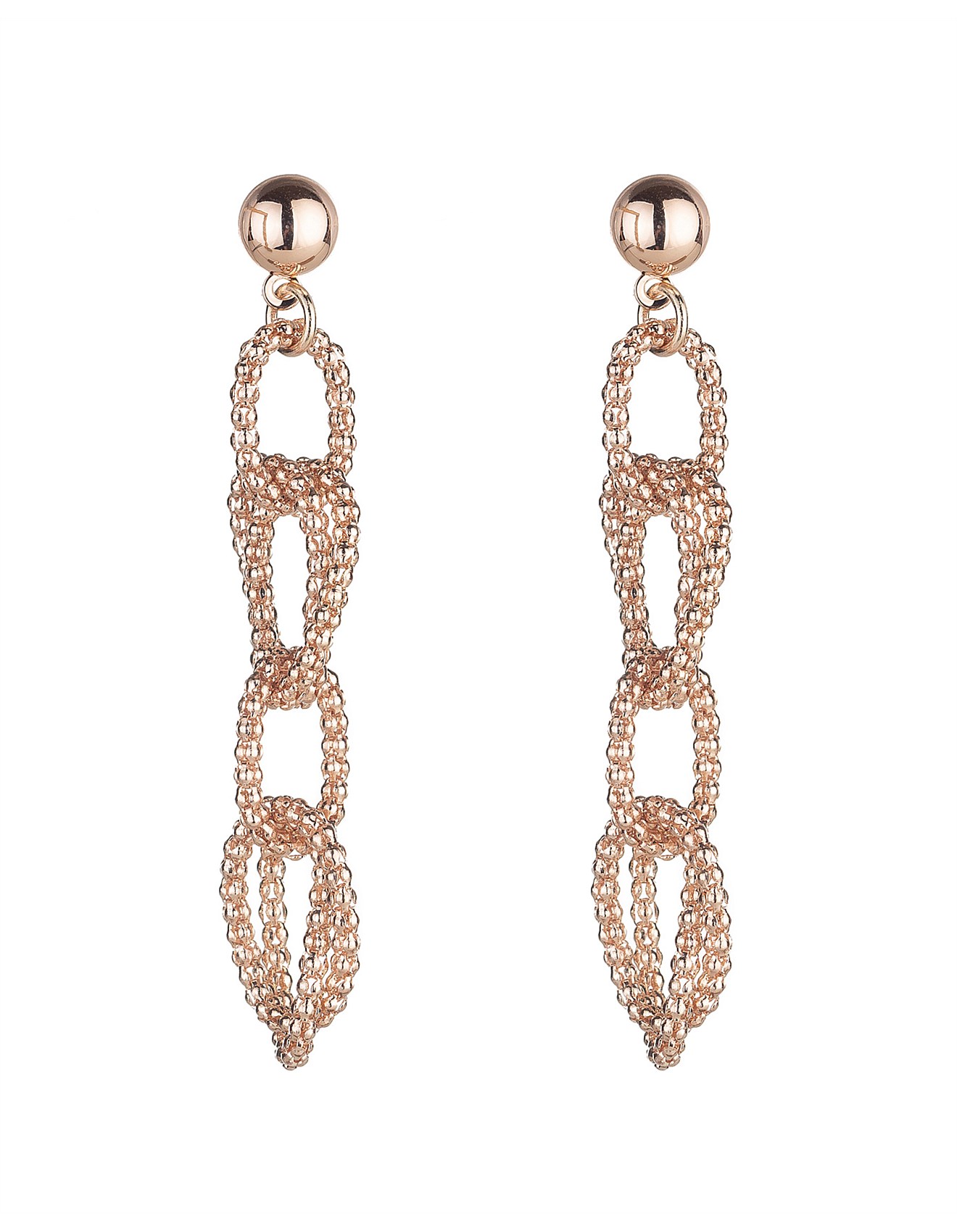 multi chain drop earrings