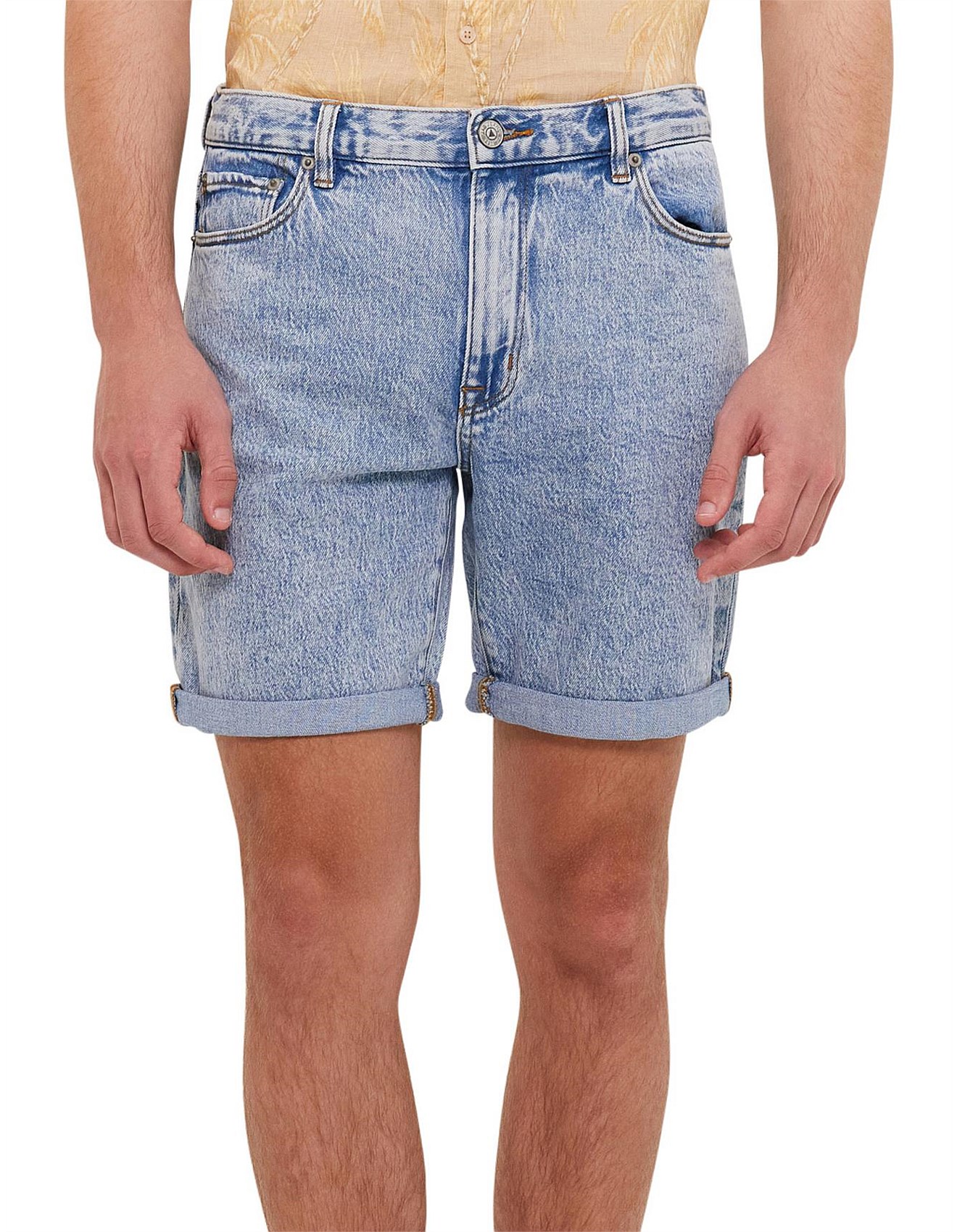 david jones denim shorts