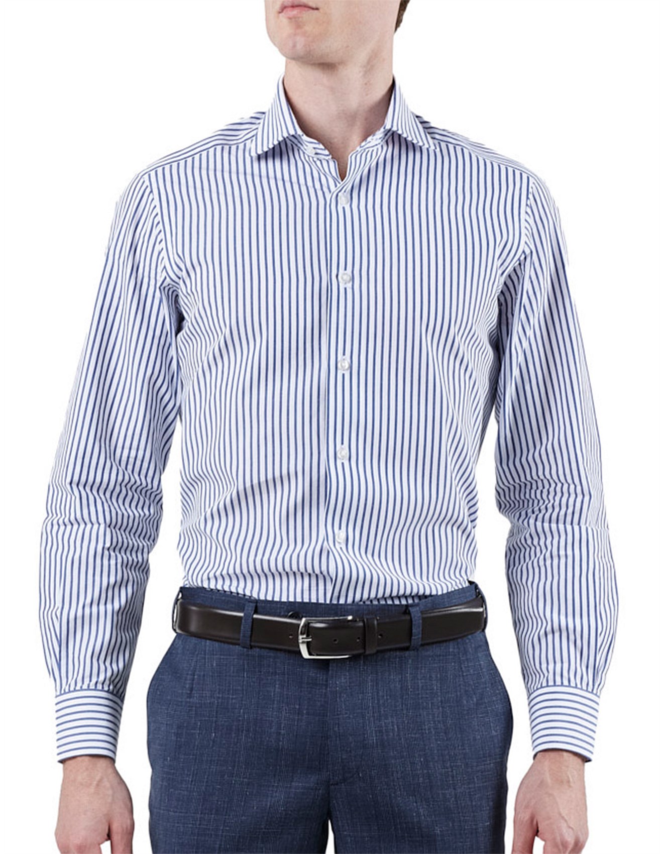 stripe business shirt