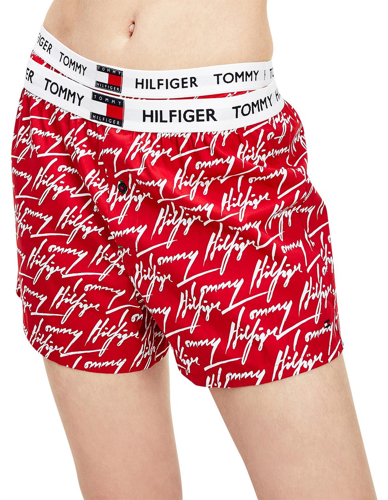 tommy hilfiger printed shorts