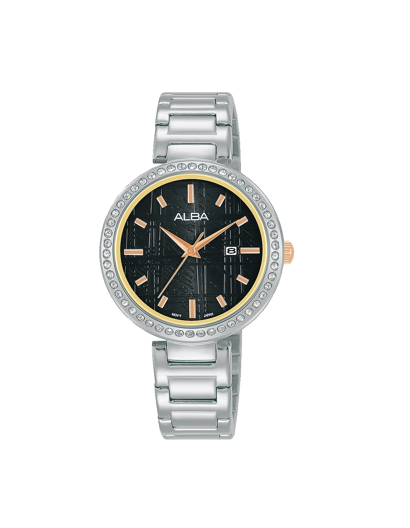 Alba Dress Black Dial Watch David Jones