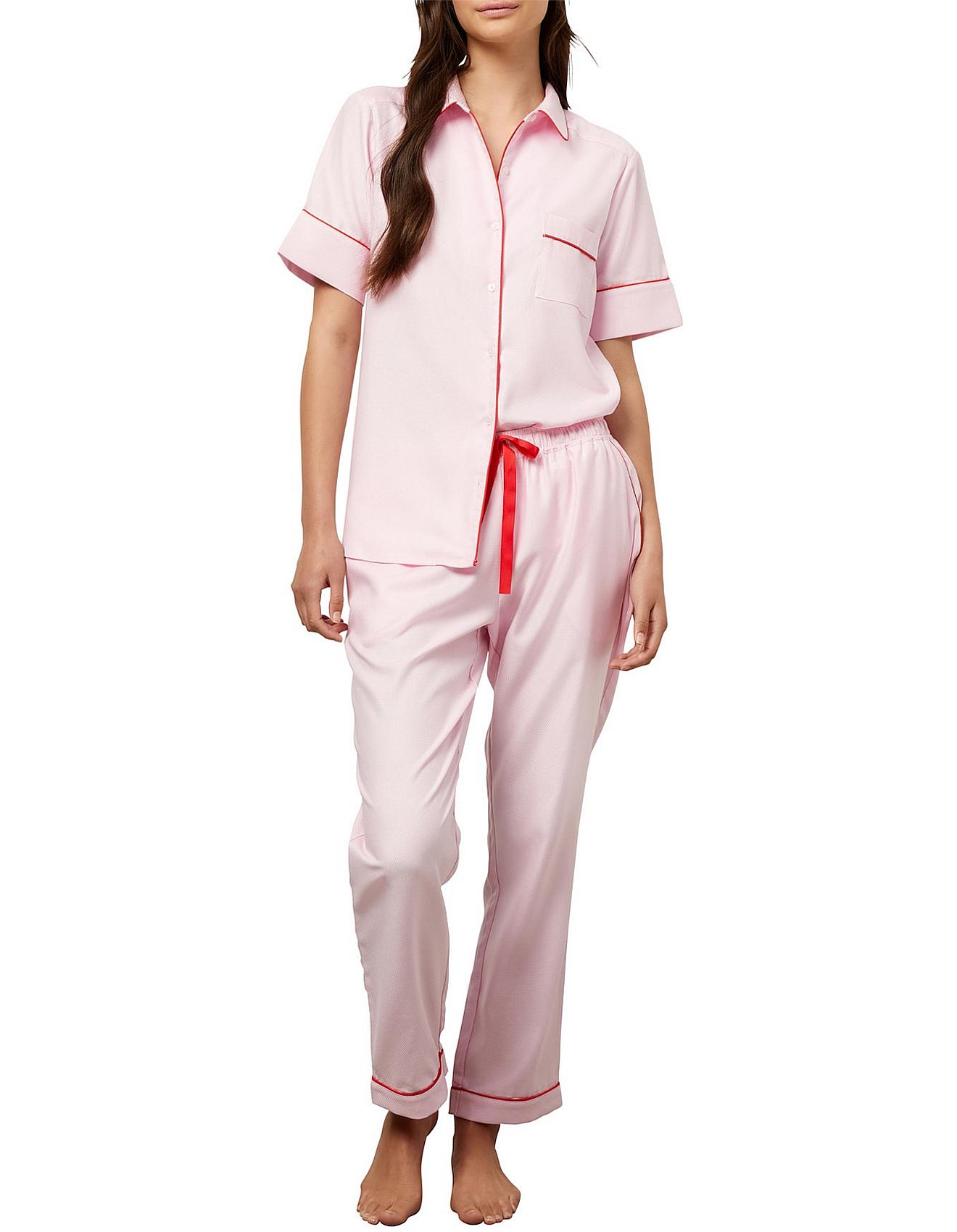 functional buttoned flap pajamas