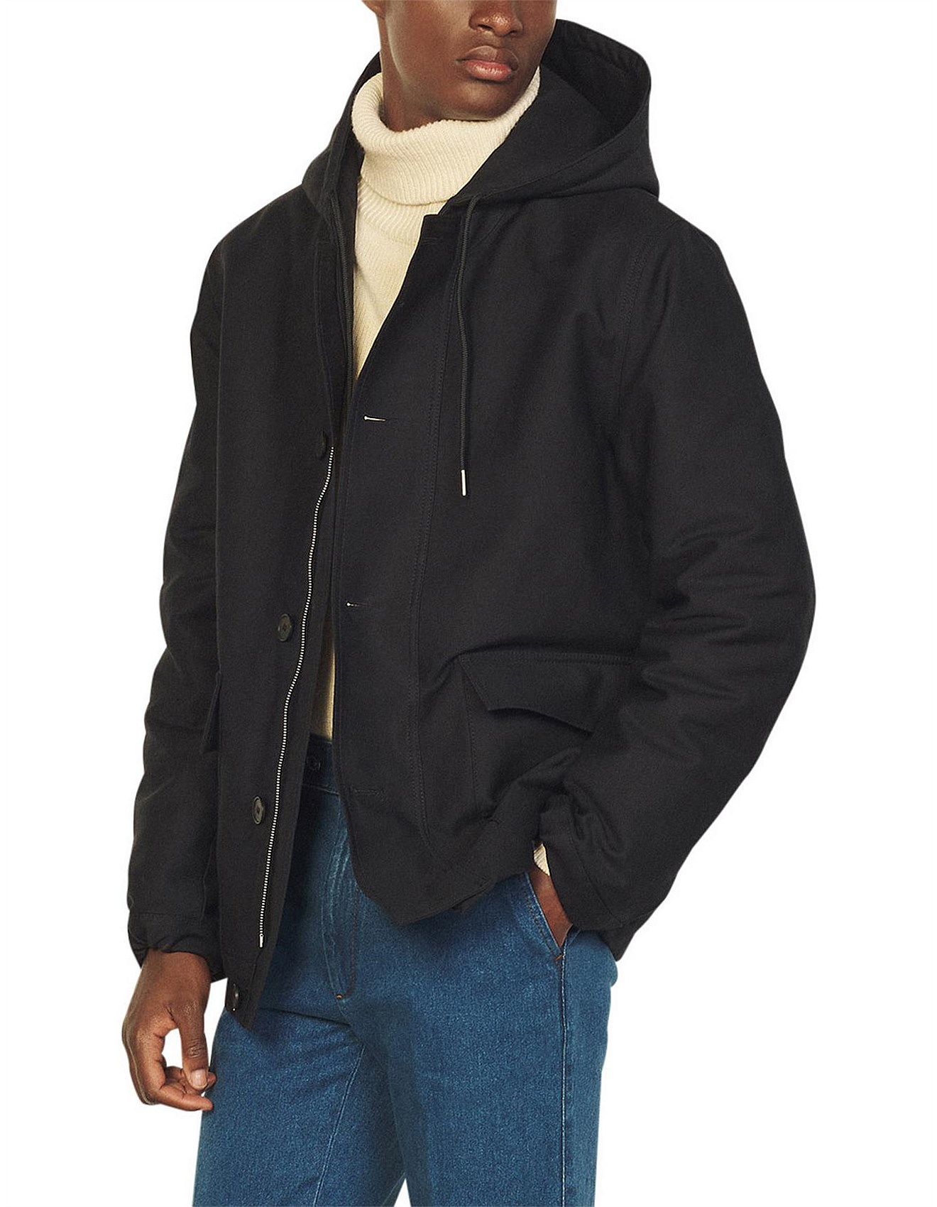 sandro deck jacket