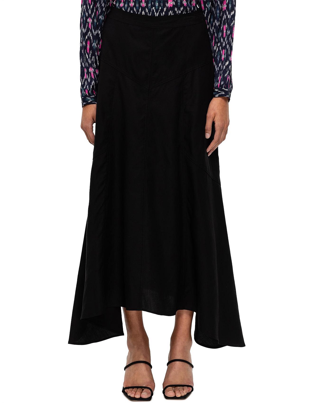 Black midi hotsell skirt david jones