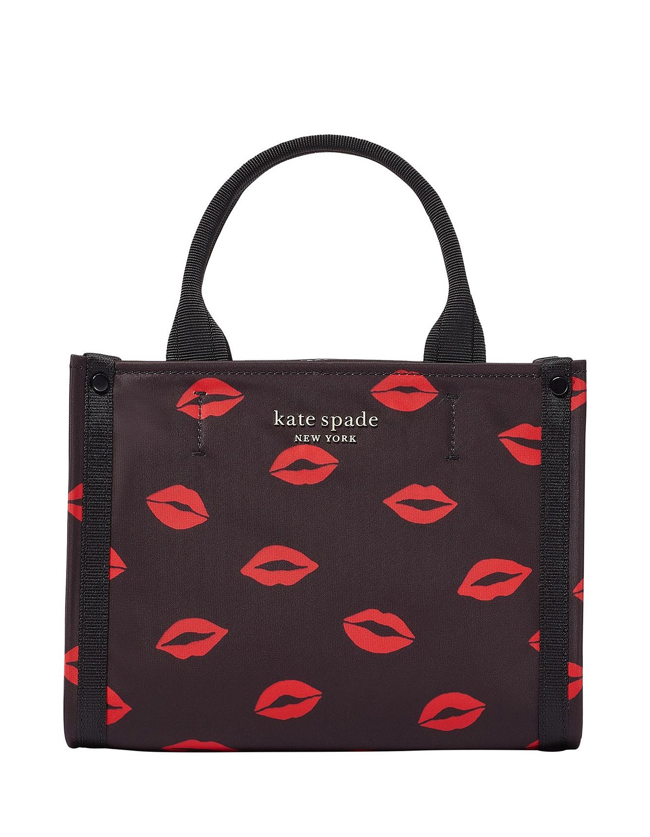 Kate Spade New York Sam the Little Better Lips Printed Fabric Mini