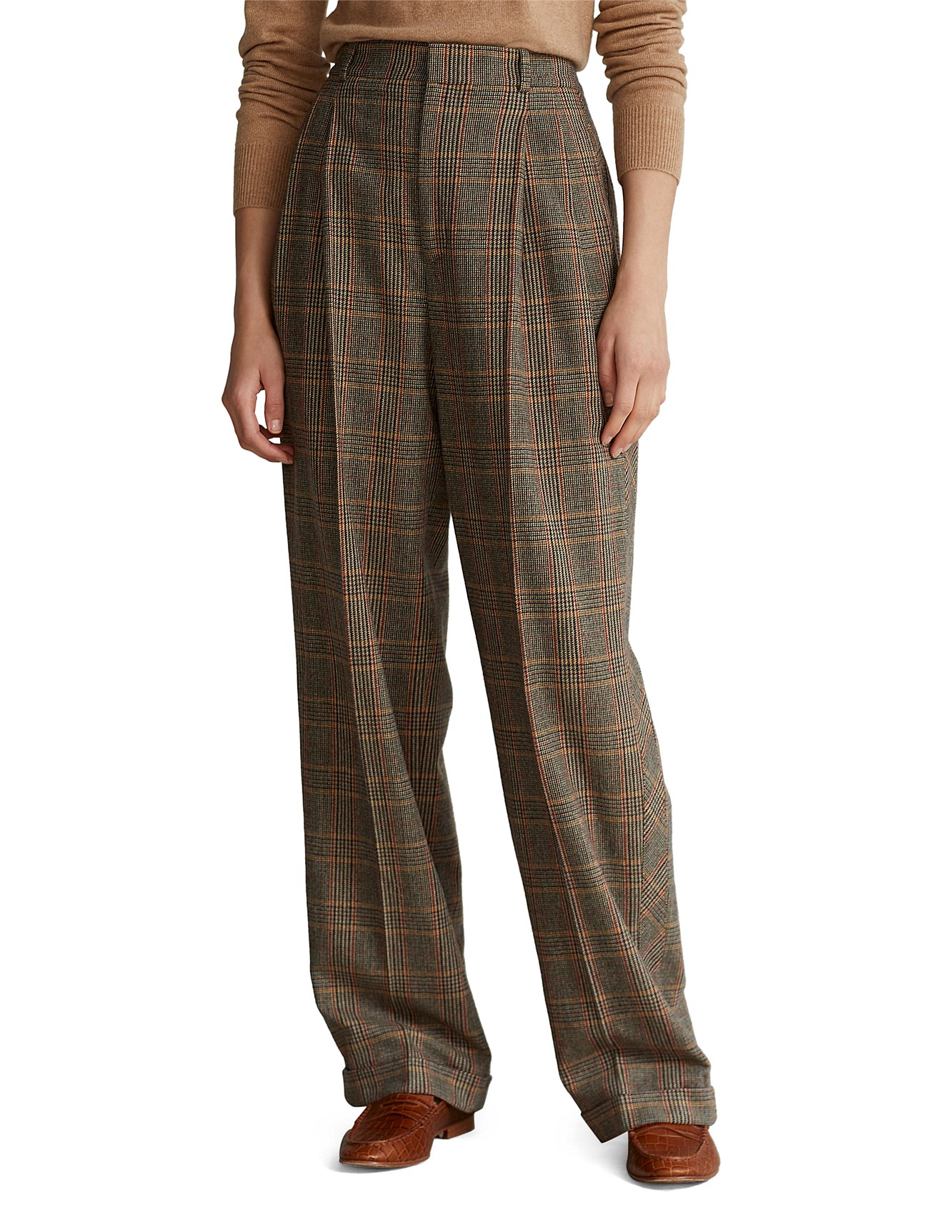 ralph lauren women's plaid pants