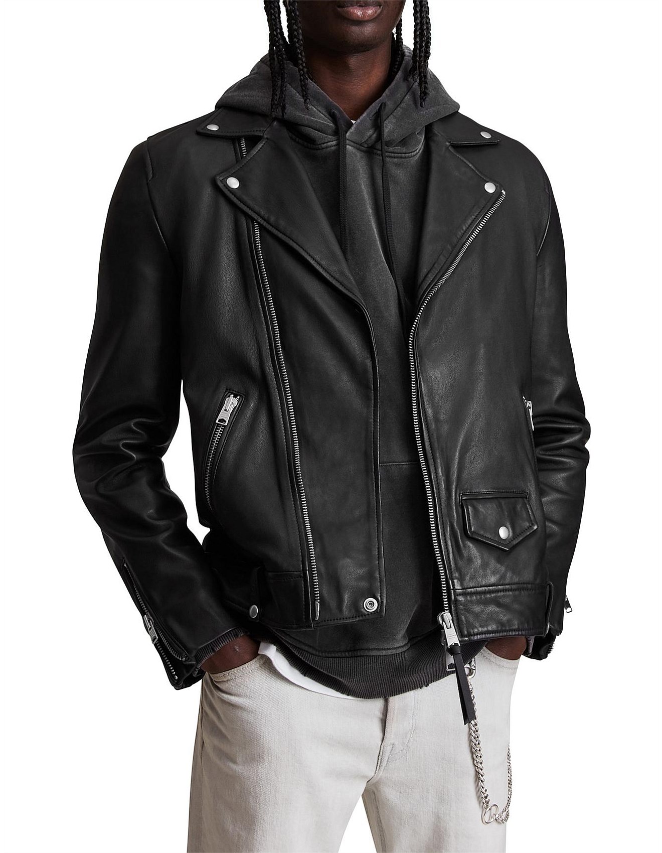 david jones all saints leather jacket