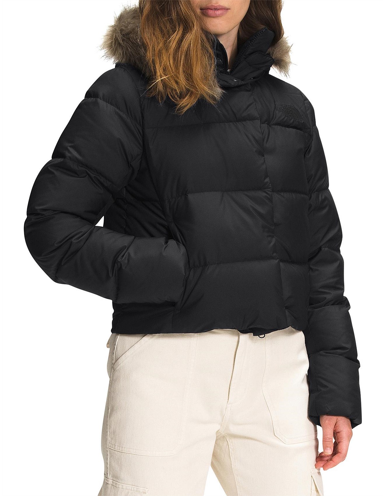 the north face dealio crop jacket