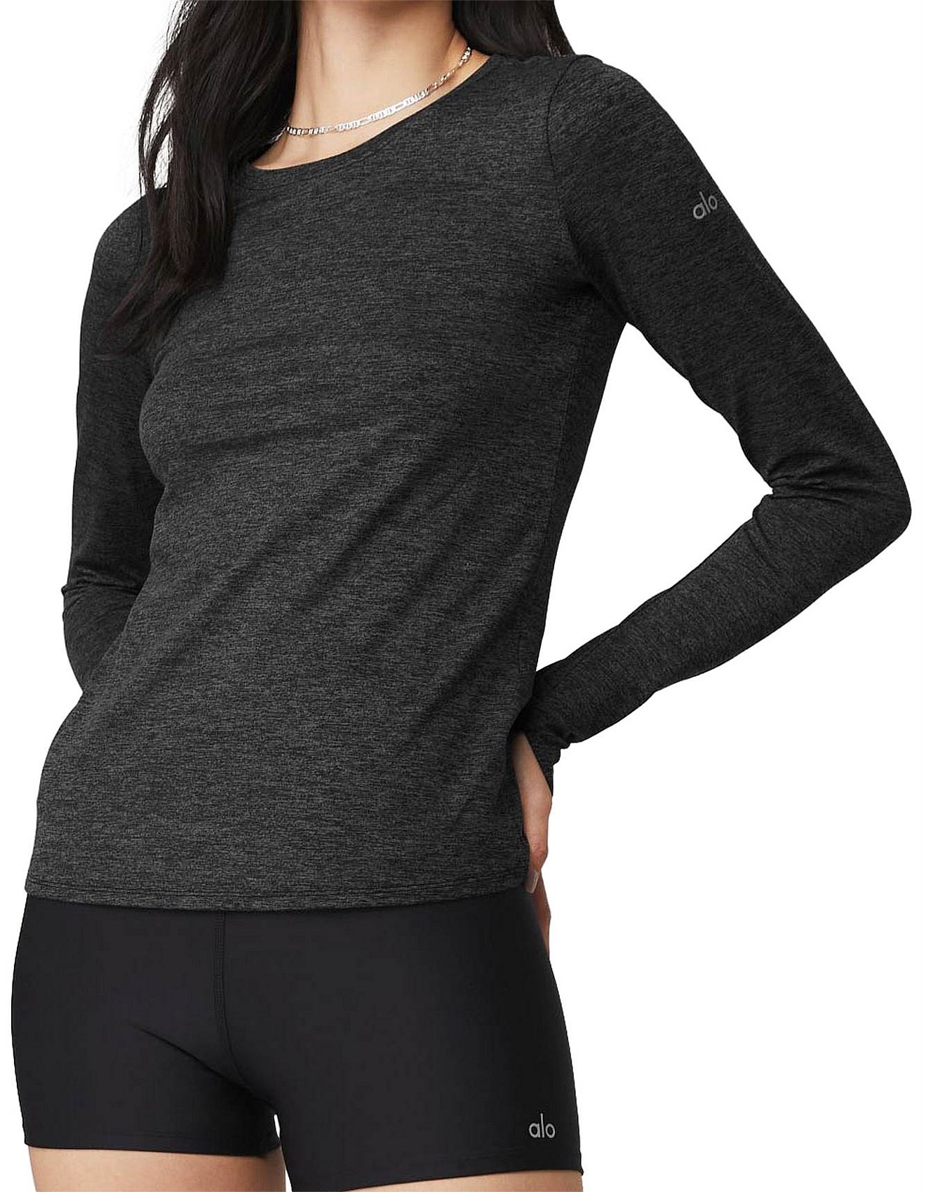 Alo popular Yoga Alosoft Finesse Long Sleeve Size Small