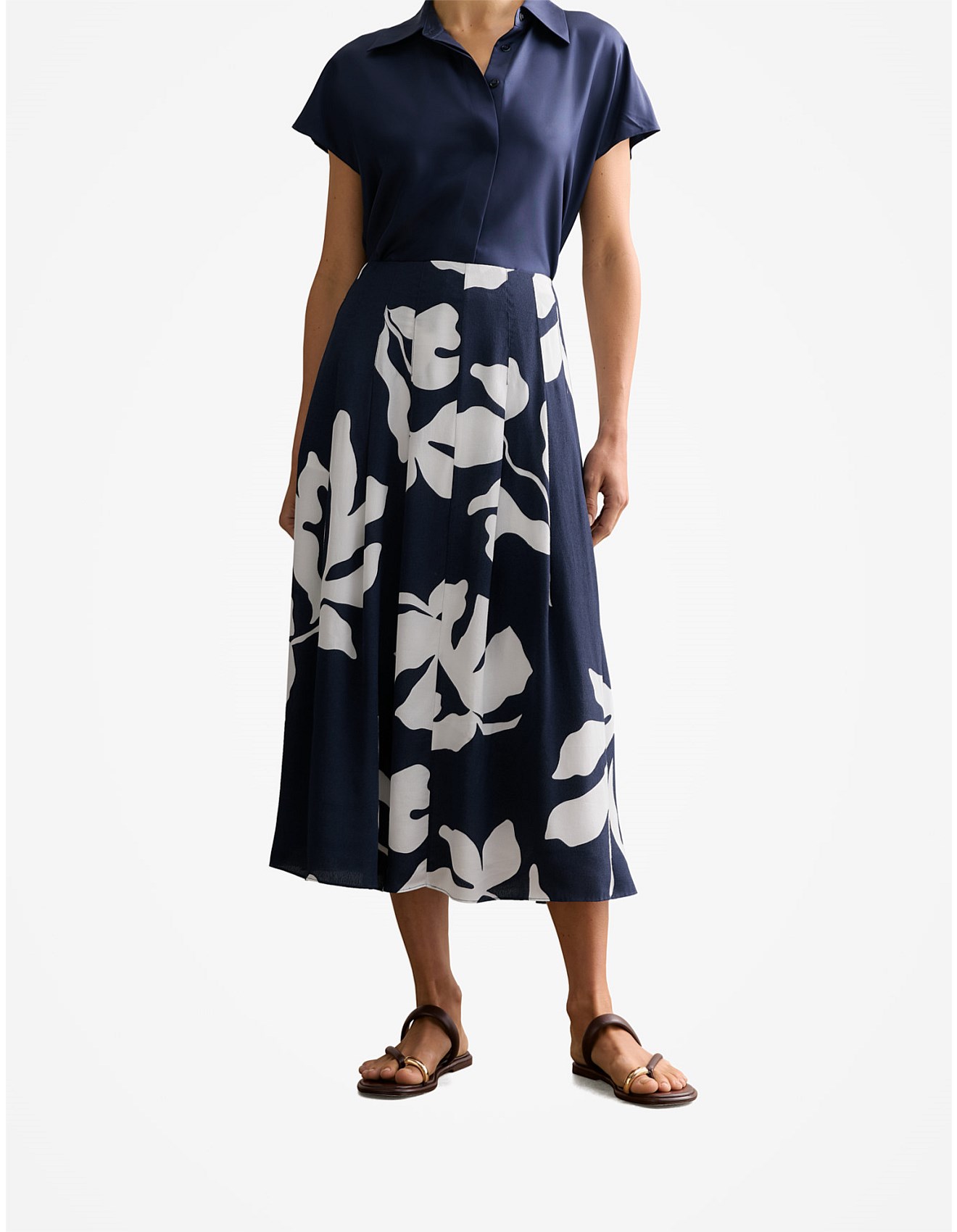 Navy skirt david jones hotsell