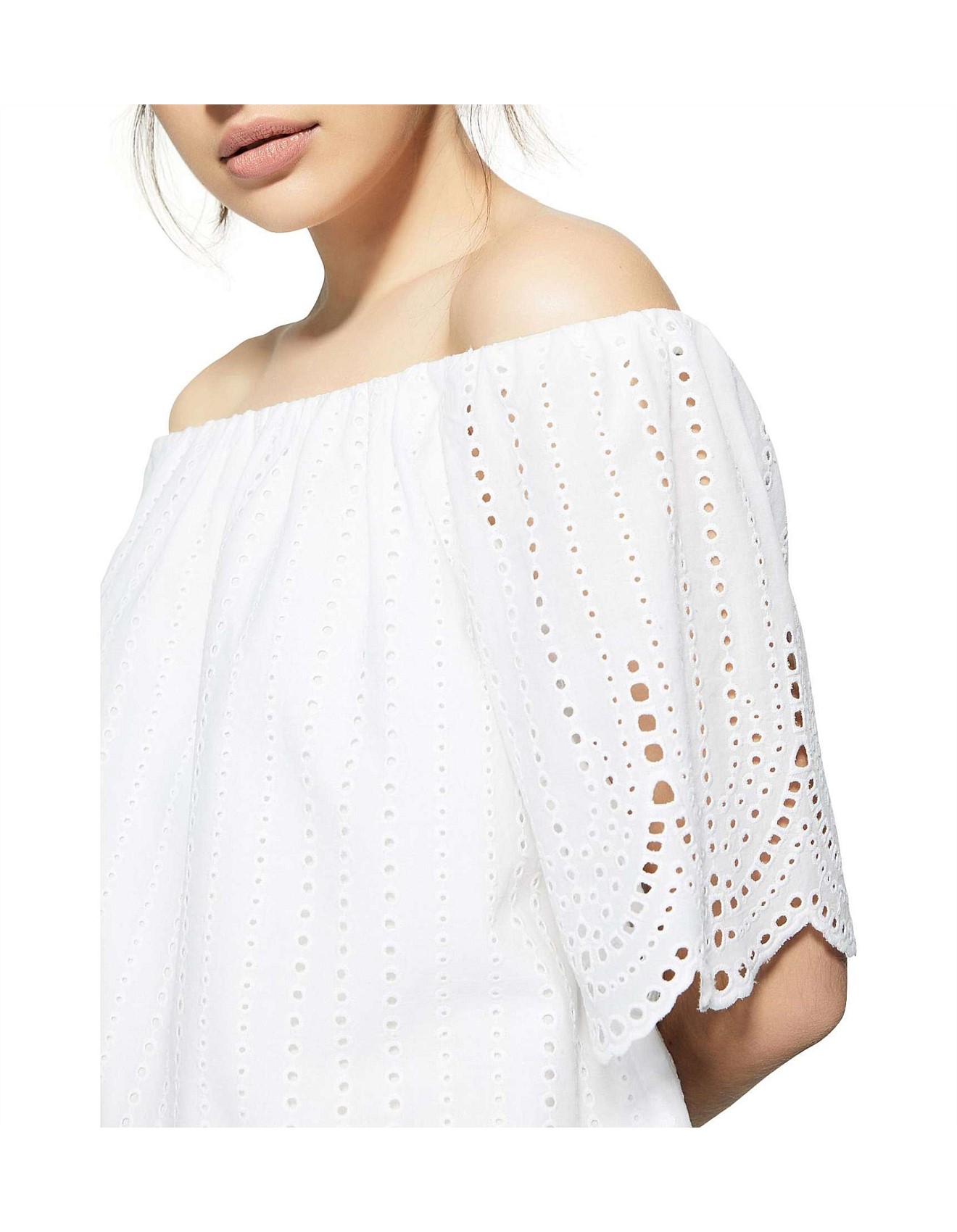 witchery broderie shirt