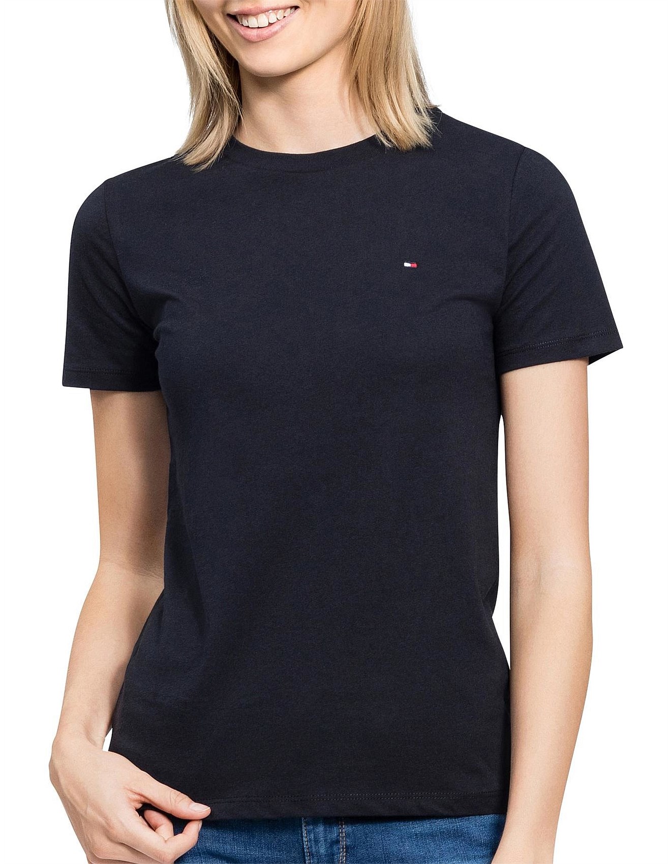 tommy hilfiger allie crew neck tee