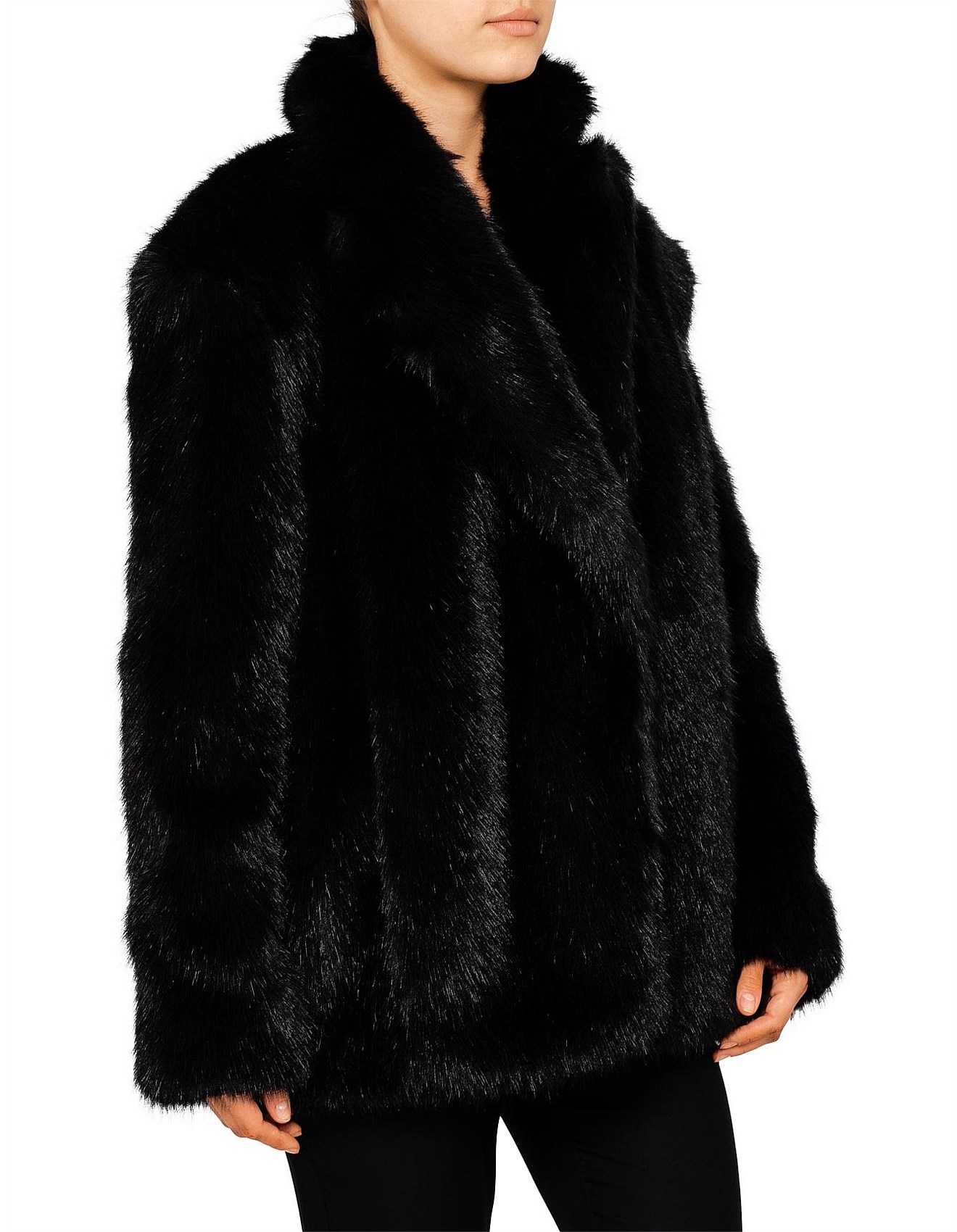 faux fur jacket david jones