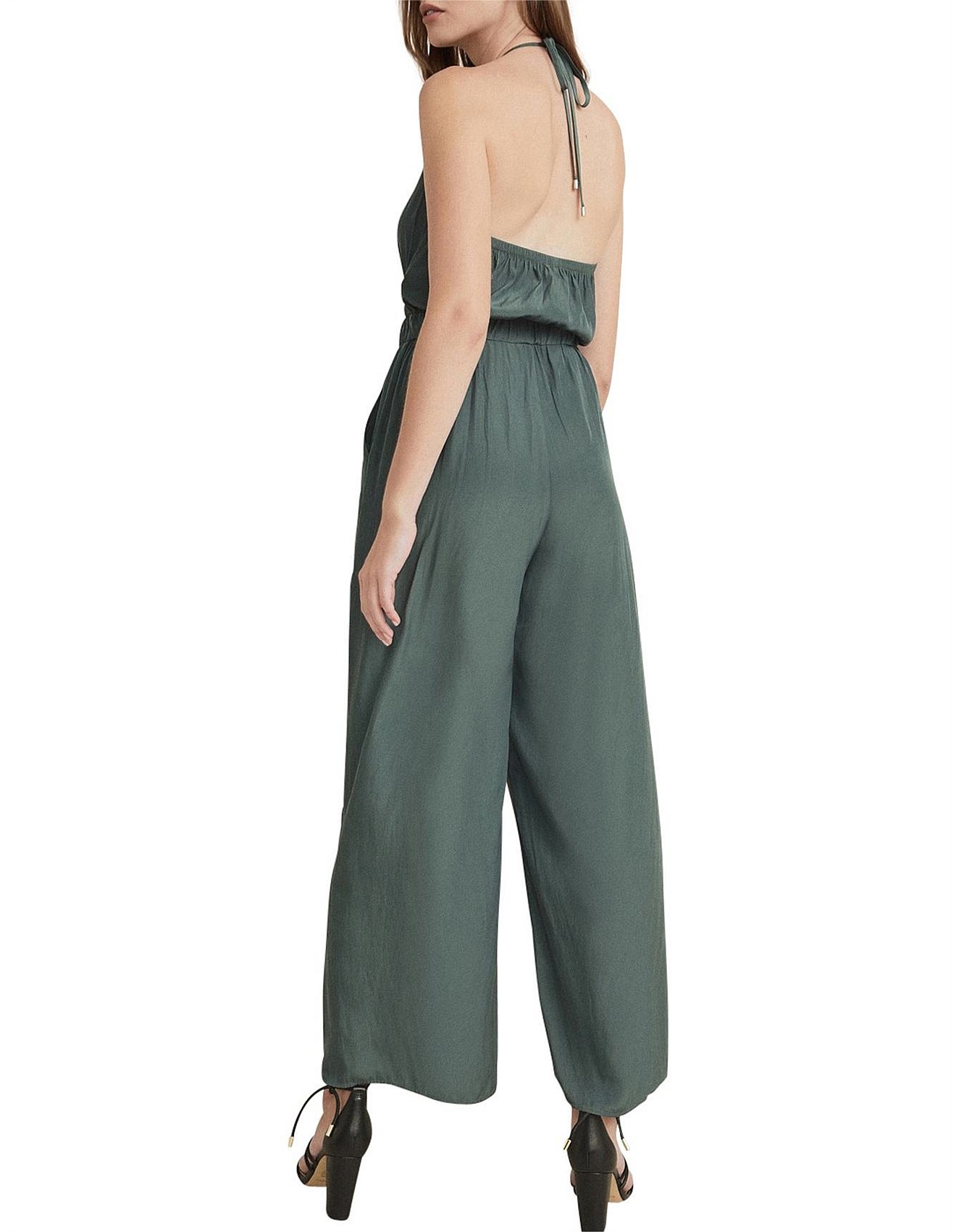 witchery green jumpsuit