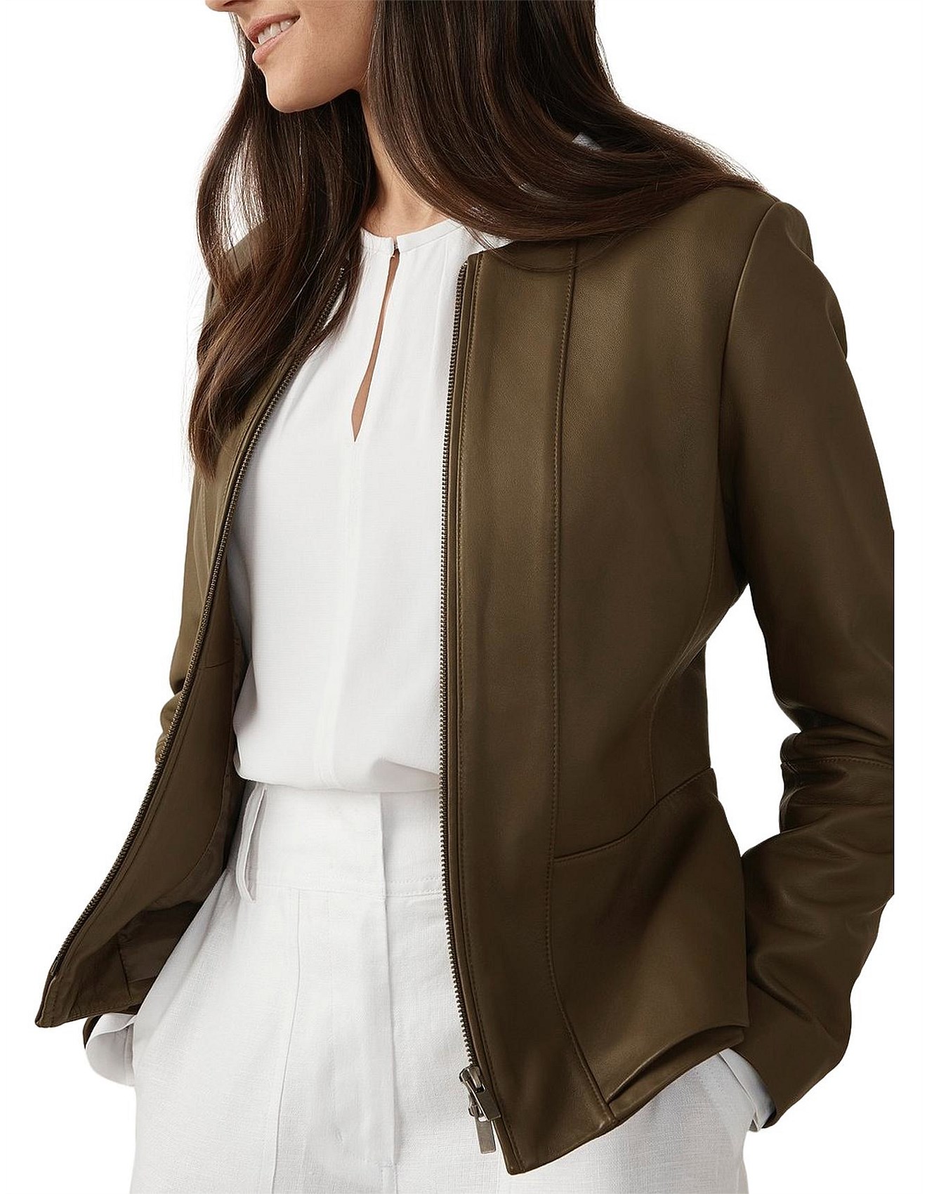 David jones womens leather sale jackets