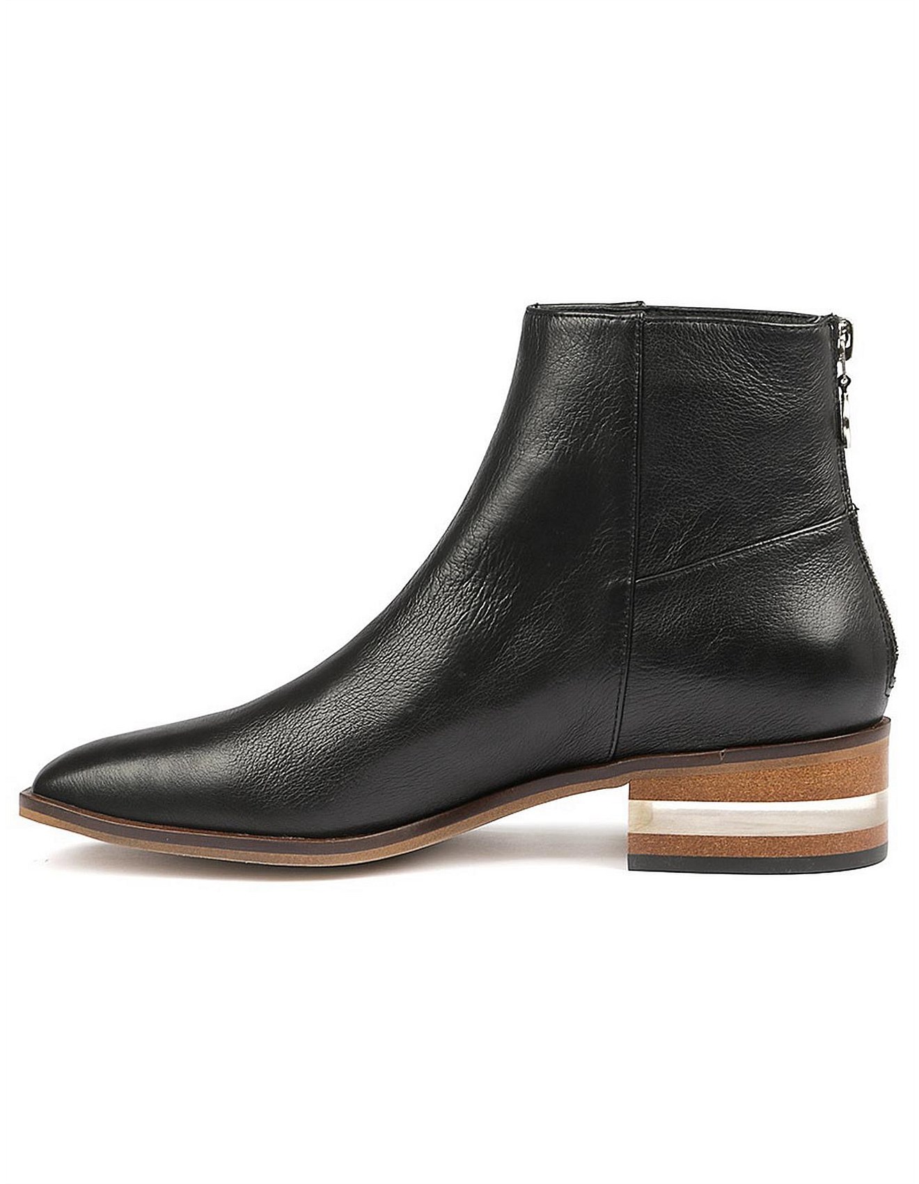 david jones black ankle boots