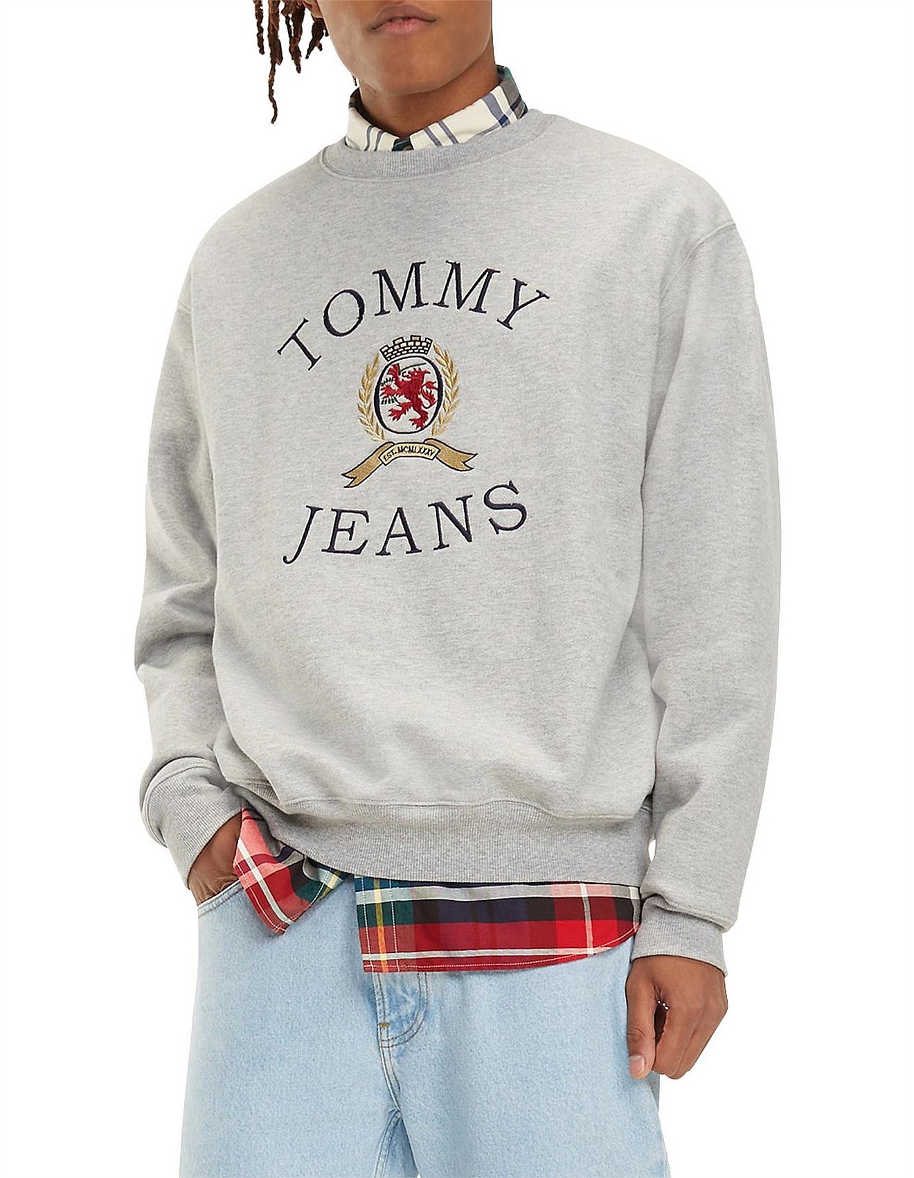 tommy jeans 6.0 crest crew sweat m11