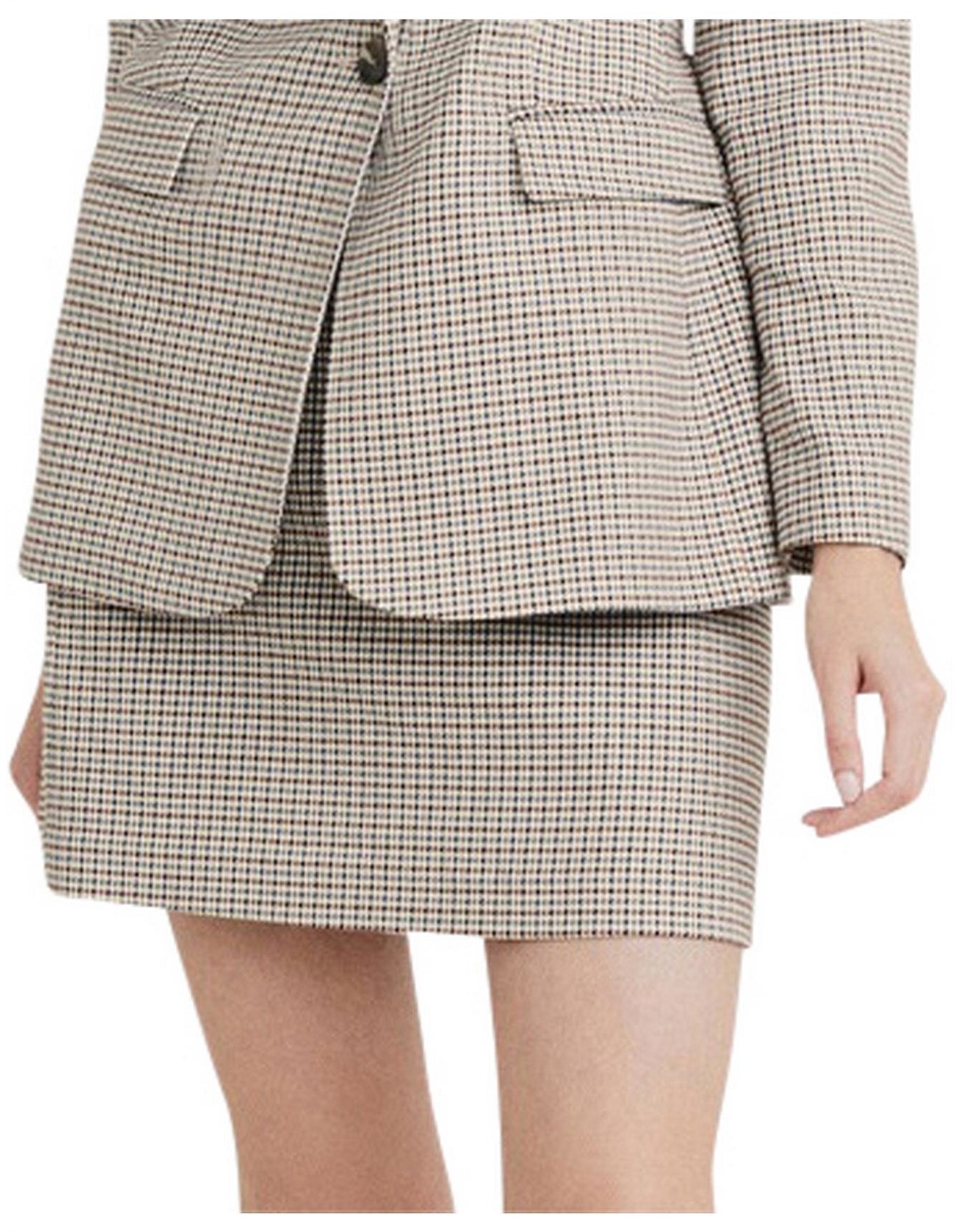 witchery houndstooth skirt