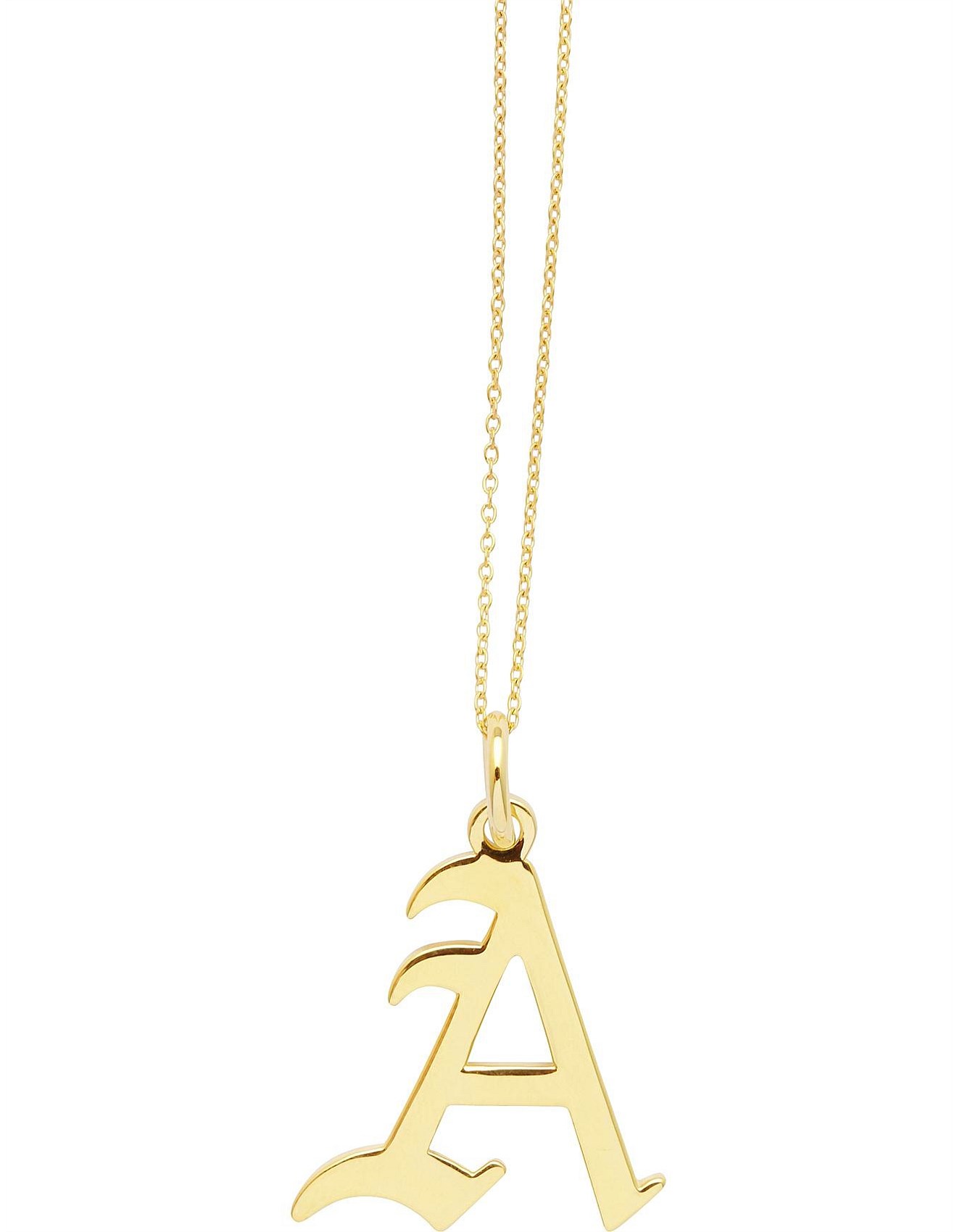 reliquia letter necklace